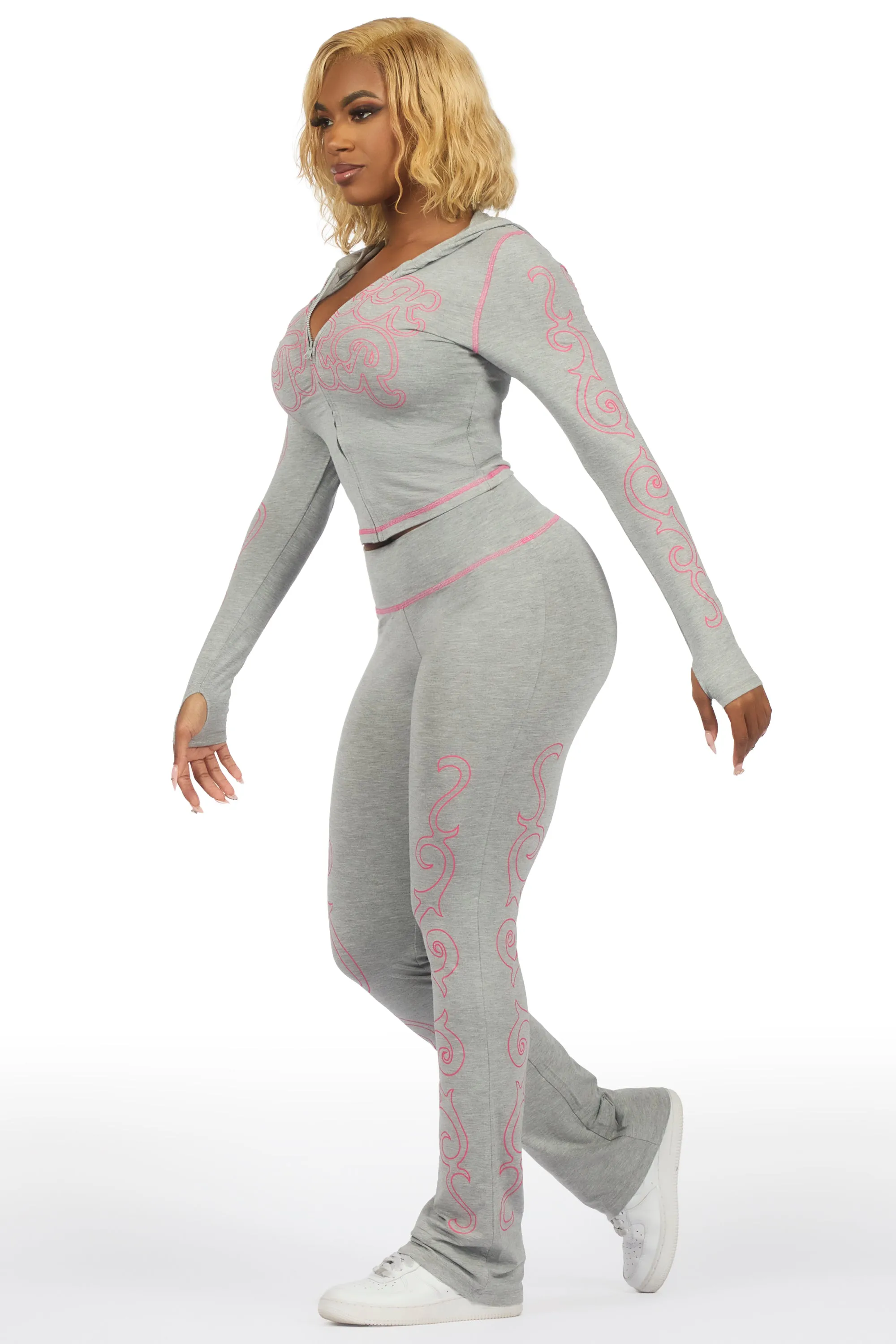 Michelle Grey Lounge Trackset sold by Rockstar Original product image thumbnail 3