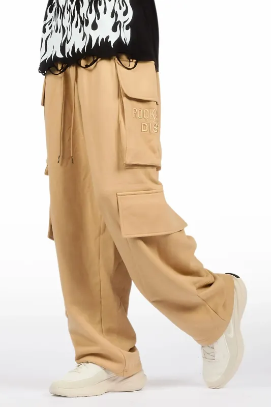 Default Vintage Sand Baggy Pant sold by Rockstar Original