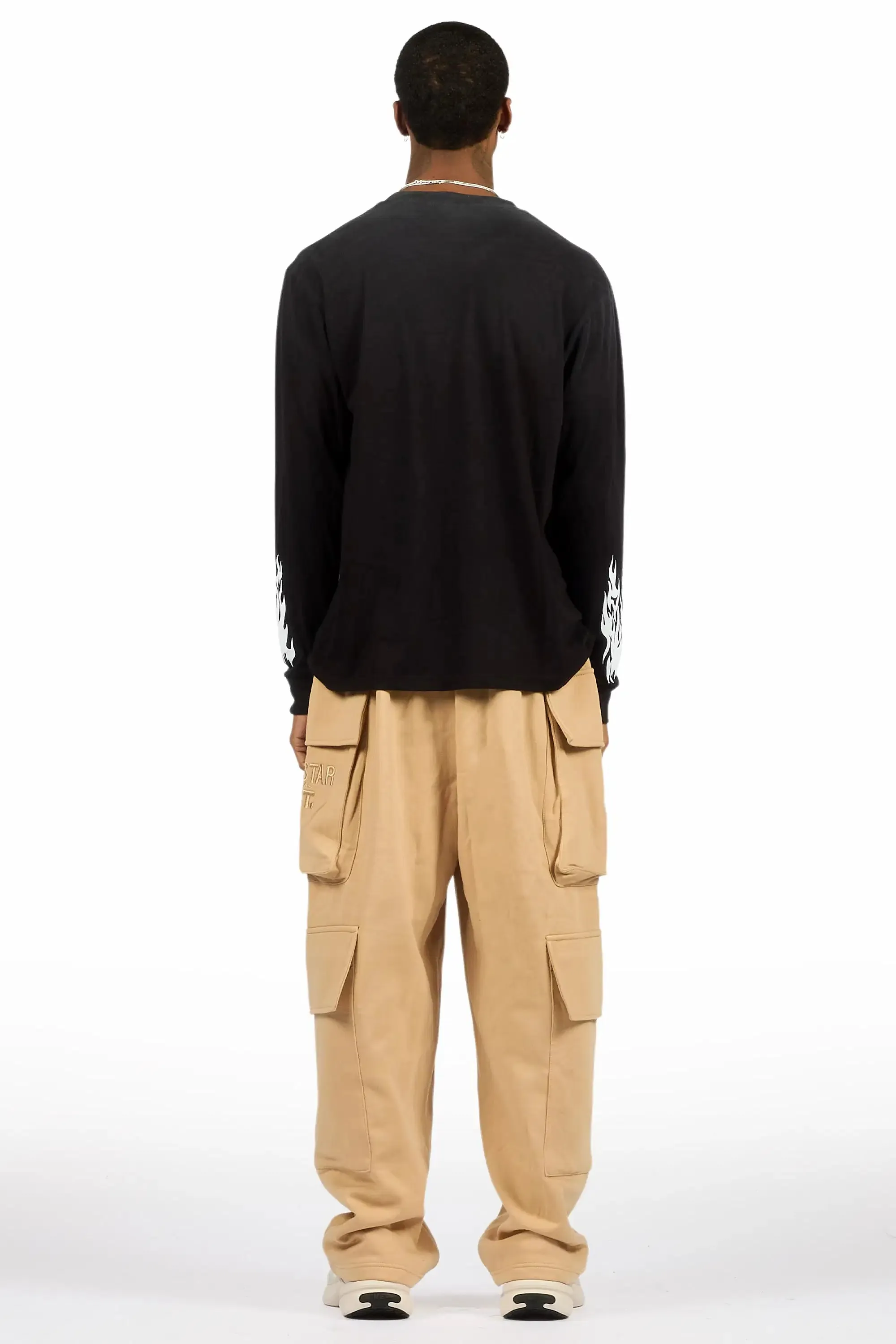 Default Vintage Sand Baggy Pant sold by Rockstar Original product image thumbnail 5