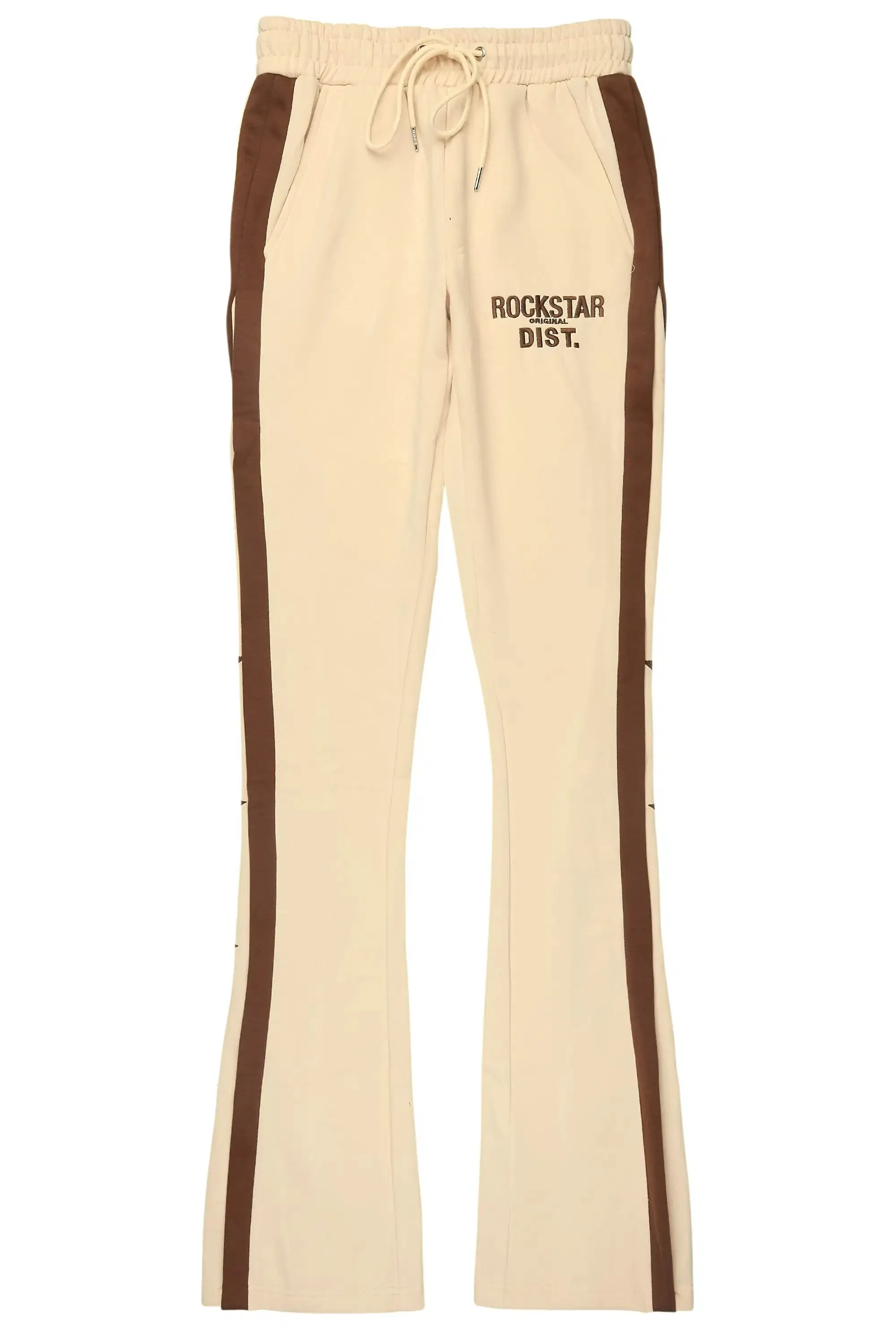 Arkady Beige Stacked Flare Pant sold by Rockstar Original product image thumbnail 2