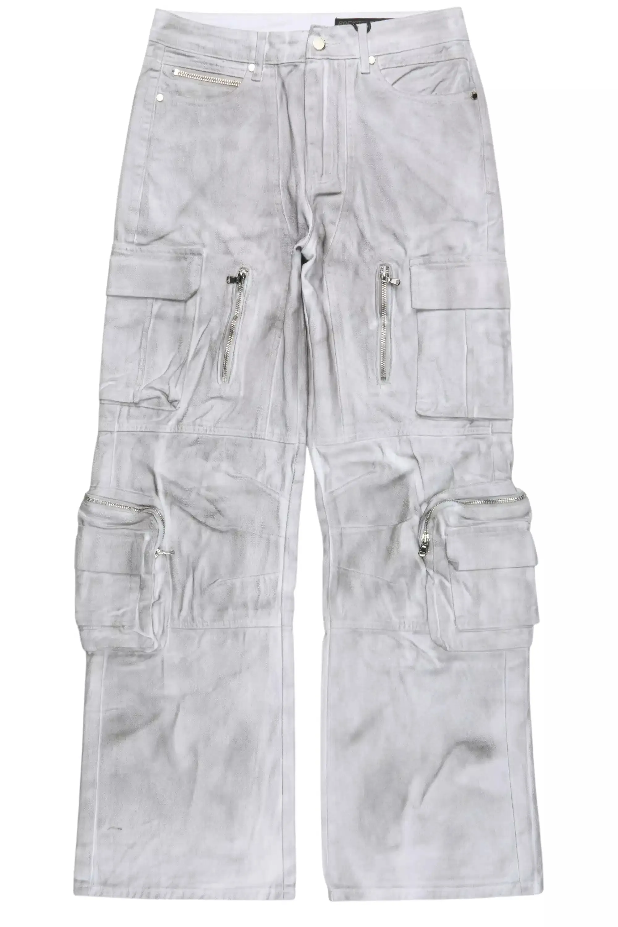 Ermis Dirty White Baggy Jeans sold by Rockstar Original product image thumbnail 2