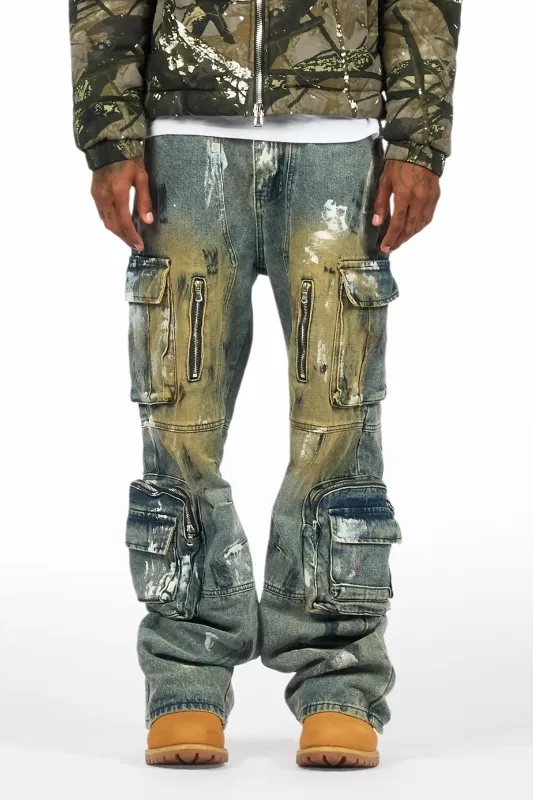 Ermis Dark Blue Baggy Jeans sold by Rockstar Original