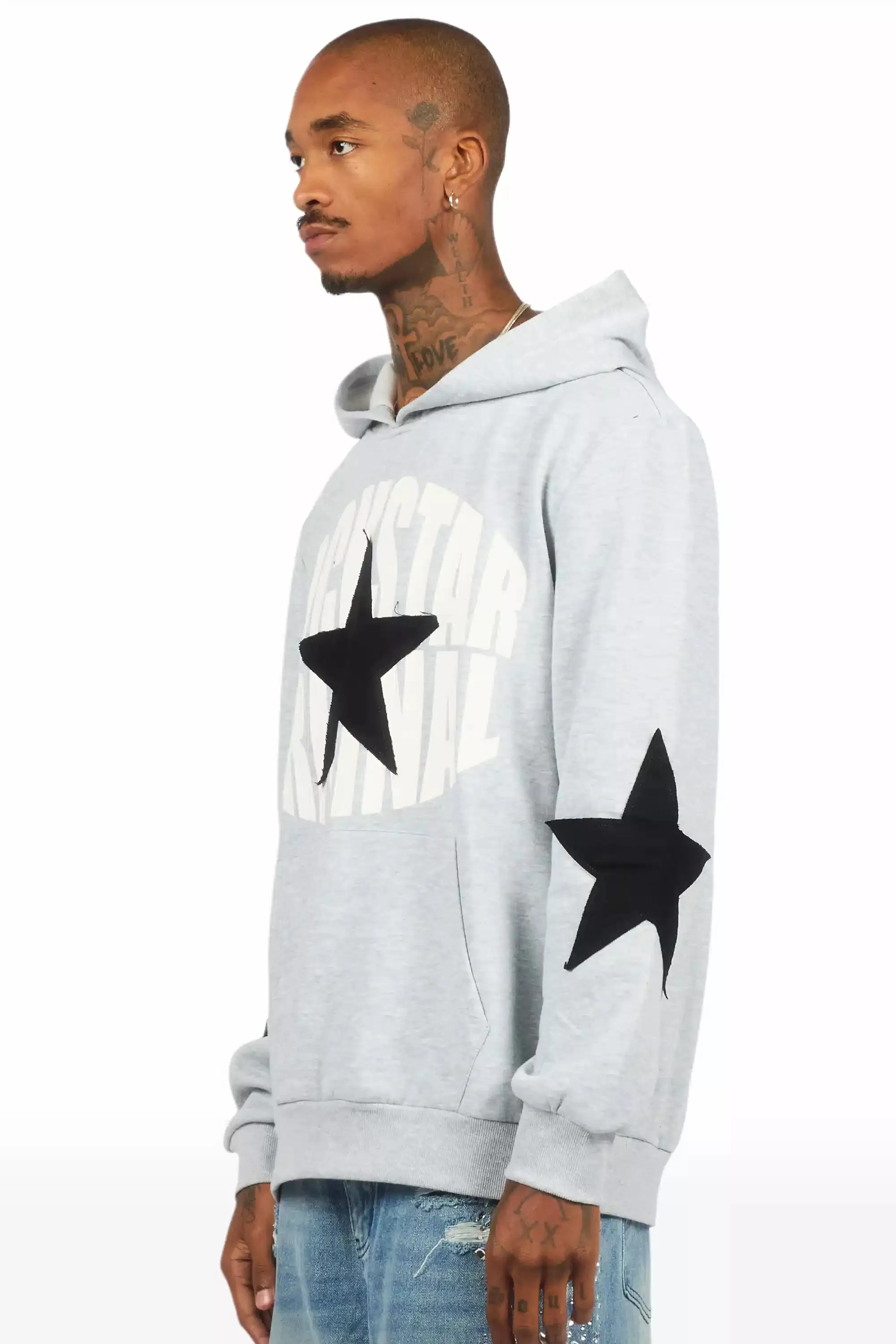 States 2.0 Heather Grey Graphic Hoodie sold by Rockstar Original product image thumbnail 4
