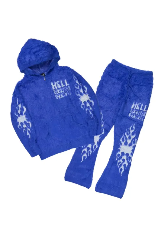 Toshio Royal Stacked Flare Knitted Mohair Track Set sold by Rockstar Original