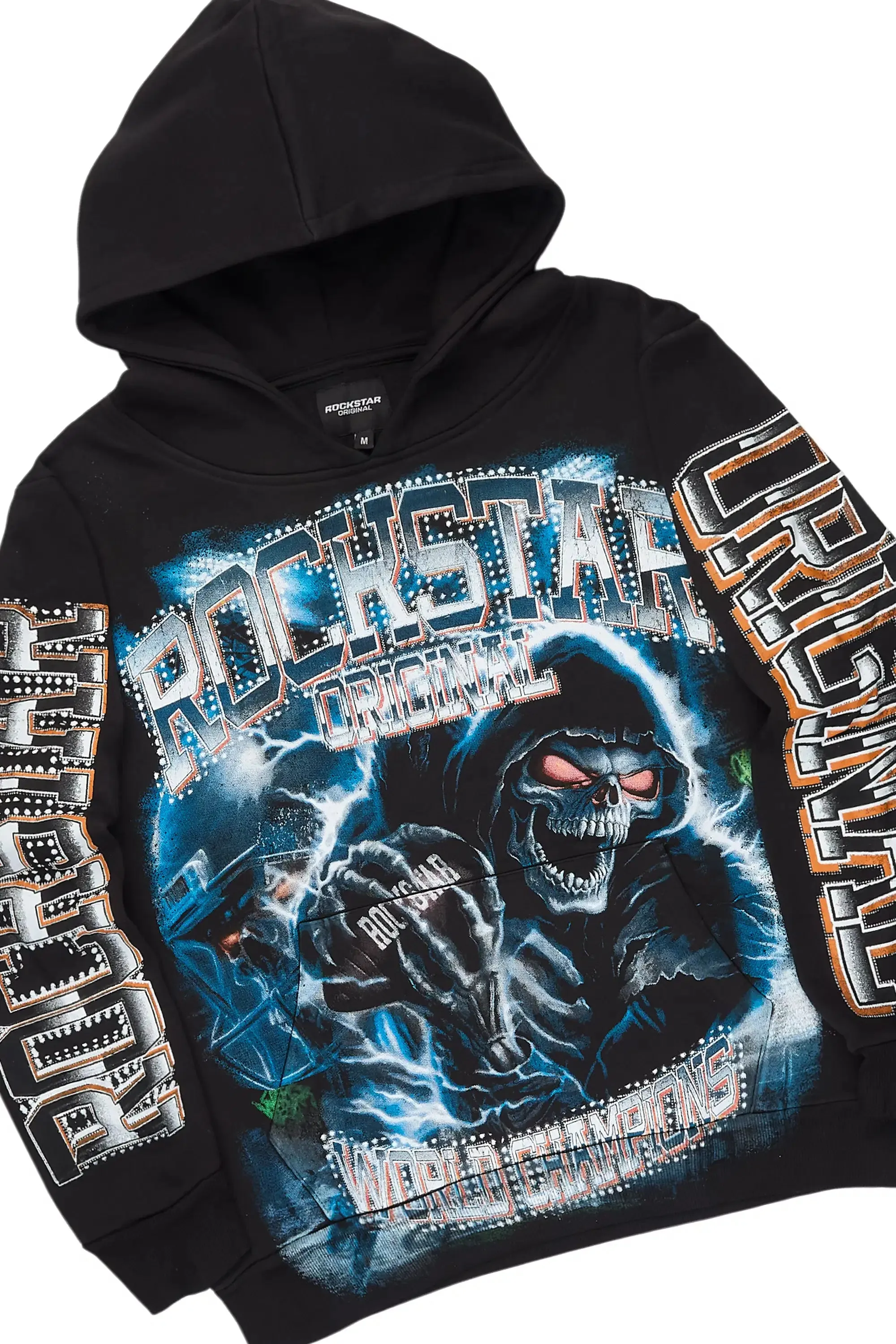 Kross Black/Multi Hoodie/Super Stacked Track Set sold by Rockstar Original product image thumbnail 2