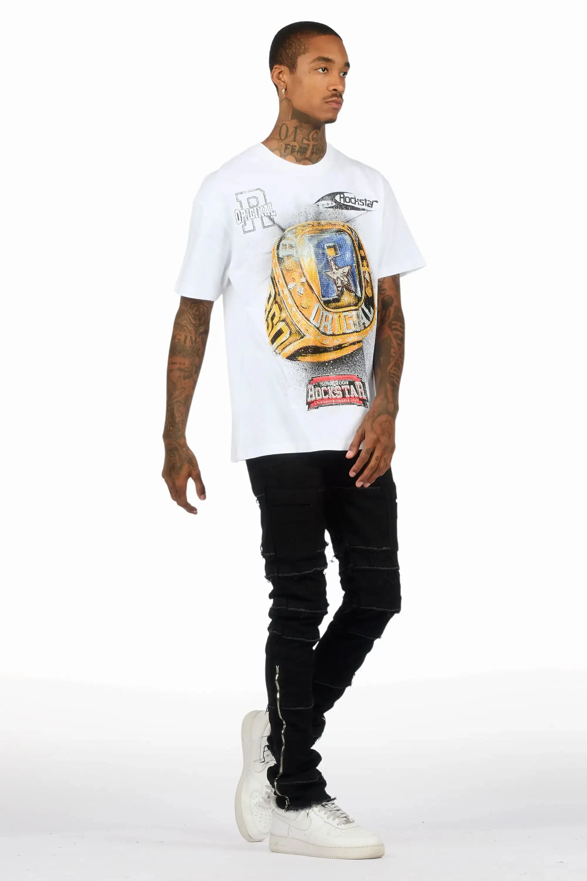 Horado Jet Black Skinny Fit Jean sold by Rockstar Original product image thumbnail 4