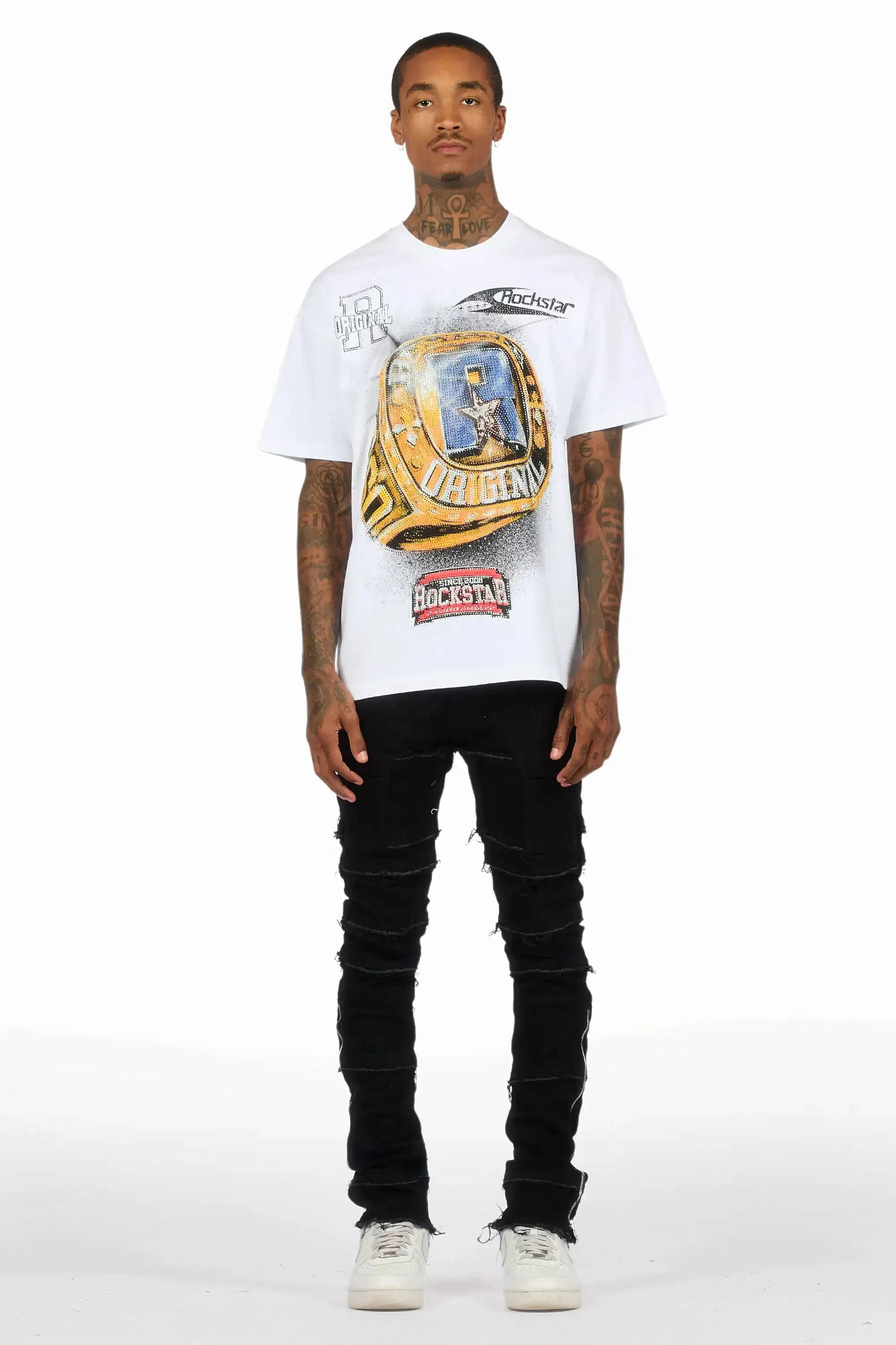 Horado Jet Black Skinny Fit Jean sold by Rockstar Original product image thumbnail 3