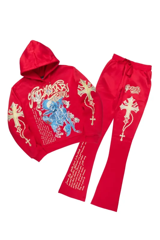 Chapelle Red Super Stacked Trackset sold by Rockstar Original