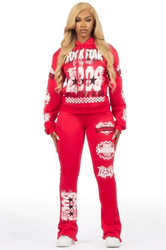 Kaydenca Red Stacked Track Set sold by Rockstar Original