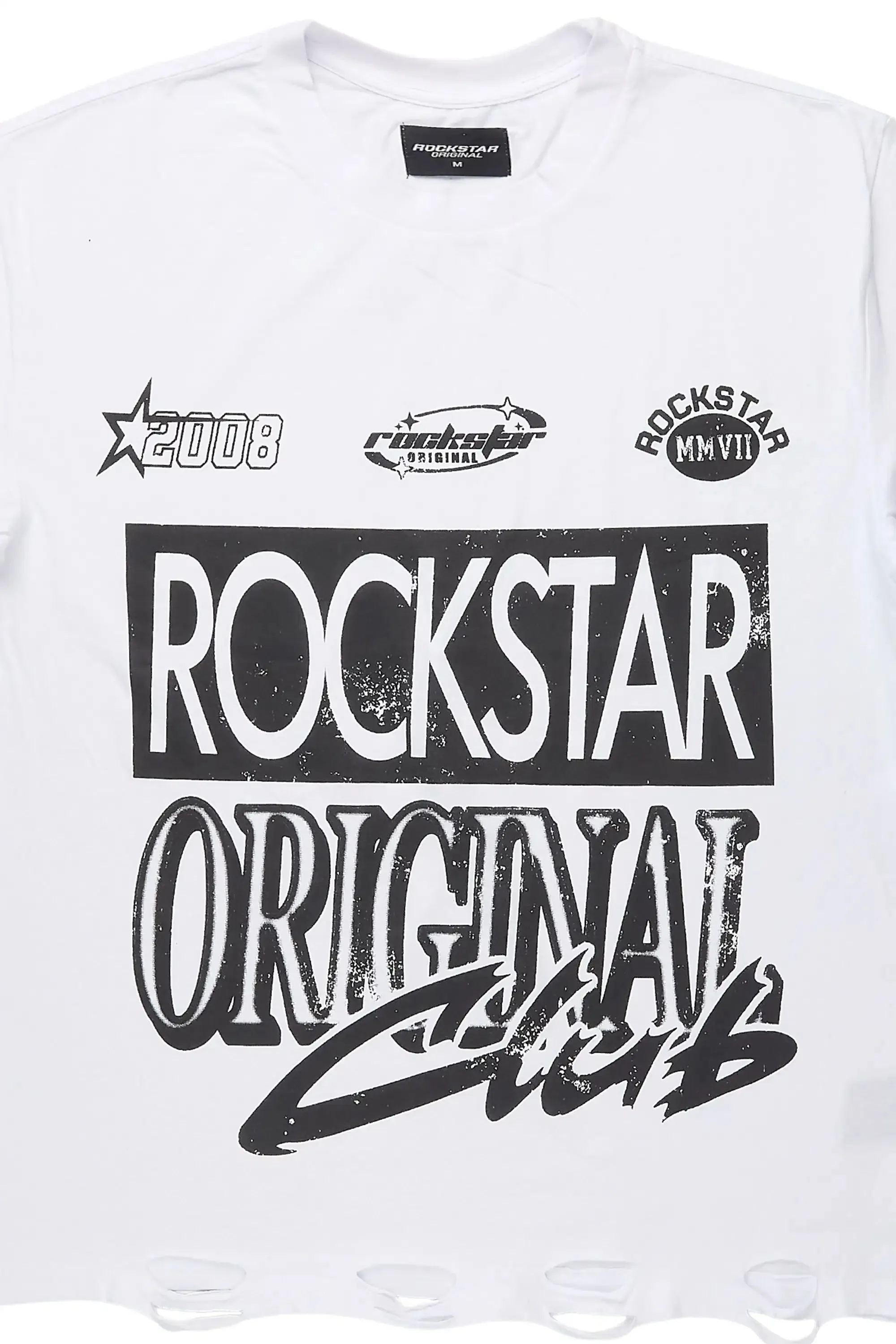 Rylok White Oversized Graphic T-Shirt sold by Rockstar Original product image thumbnail 2