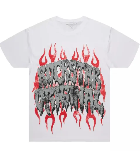 Trinia White Oversized T-Shirt sold by Rockstar Original