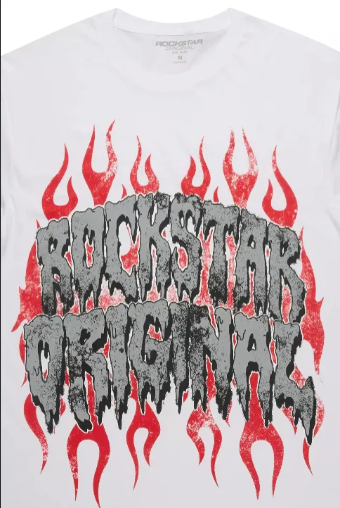 Trinia White Oversized T-Shirt sold by Rockstar Original product image thumbnail 2