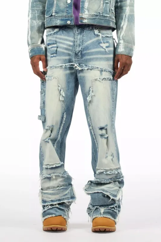 Gritty Blue Baggy Jeans sold by Rockstar Original