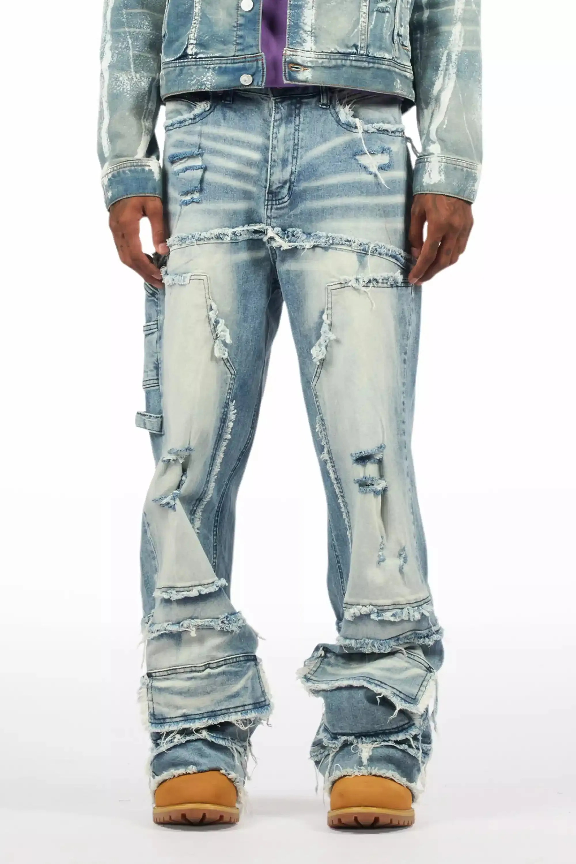 Gritty Blue Baggy Jeans sold by Rockstar Original