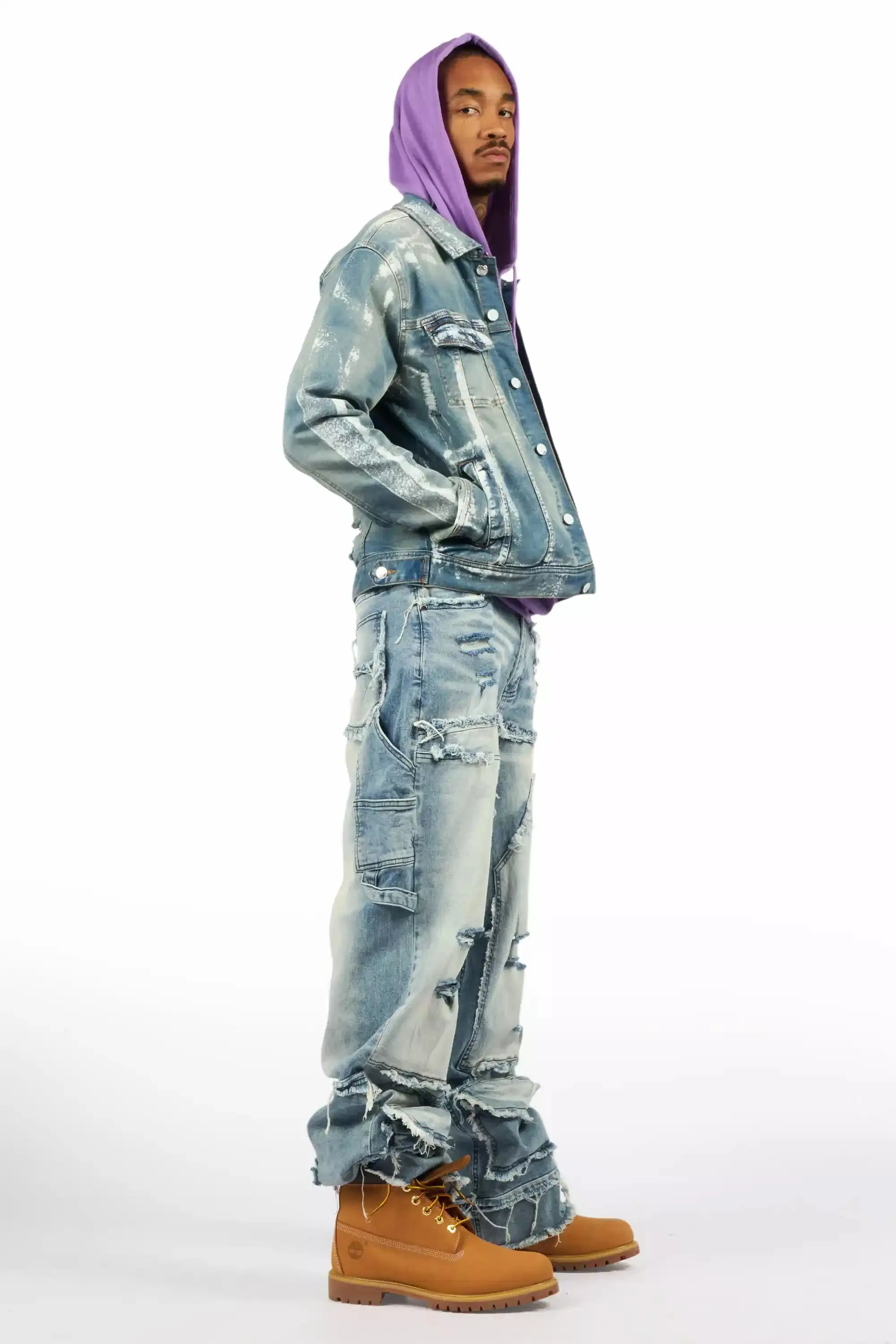 Gritty Blue Baggy Jeans sold by Rockstar Original product image thumbnail 2
