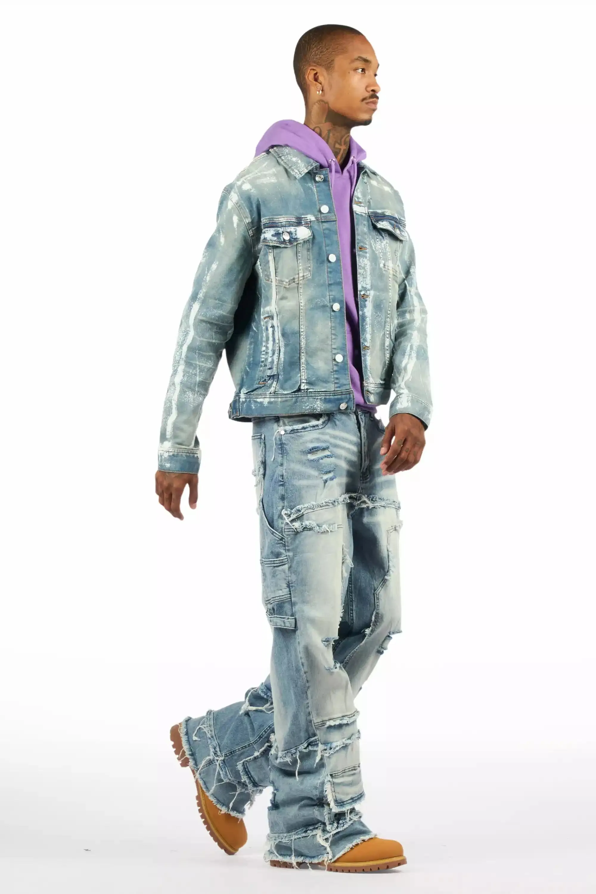 Gritty Blue Baggy Jeans sold by Rockstar Original product image thumbnail 5