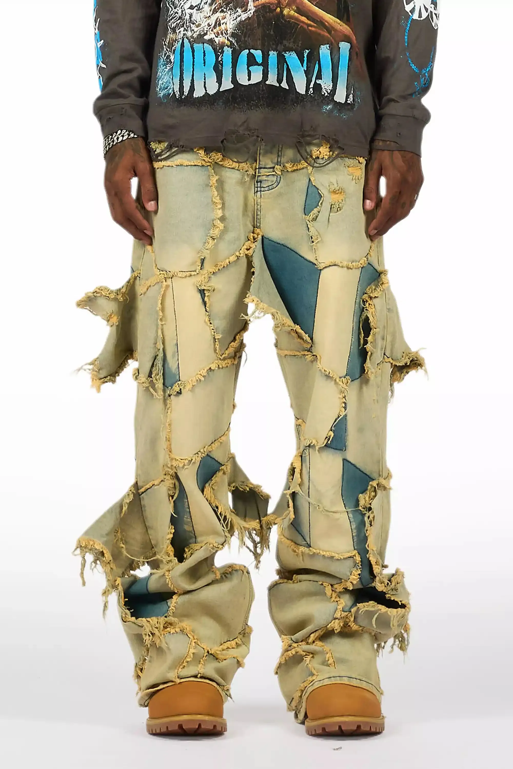 Jacomus Tint Blue Baggy Fit Jean sold by Rockstar Original