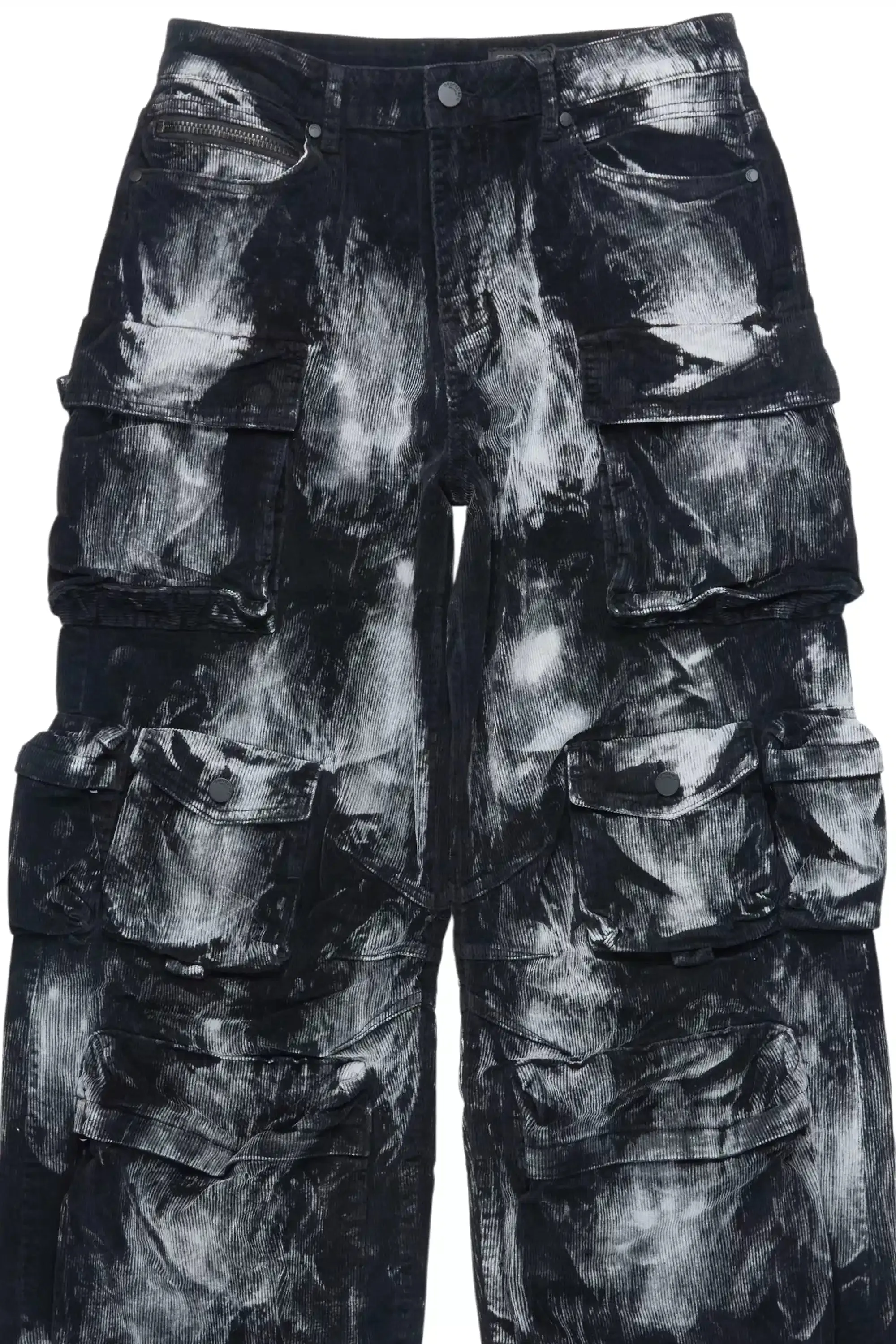 Mahesh Black Baggy Cargo Corduroy Pant sold by Rockstar Original product image thumbnail 5