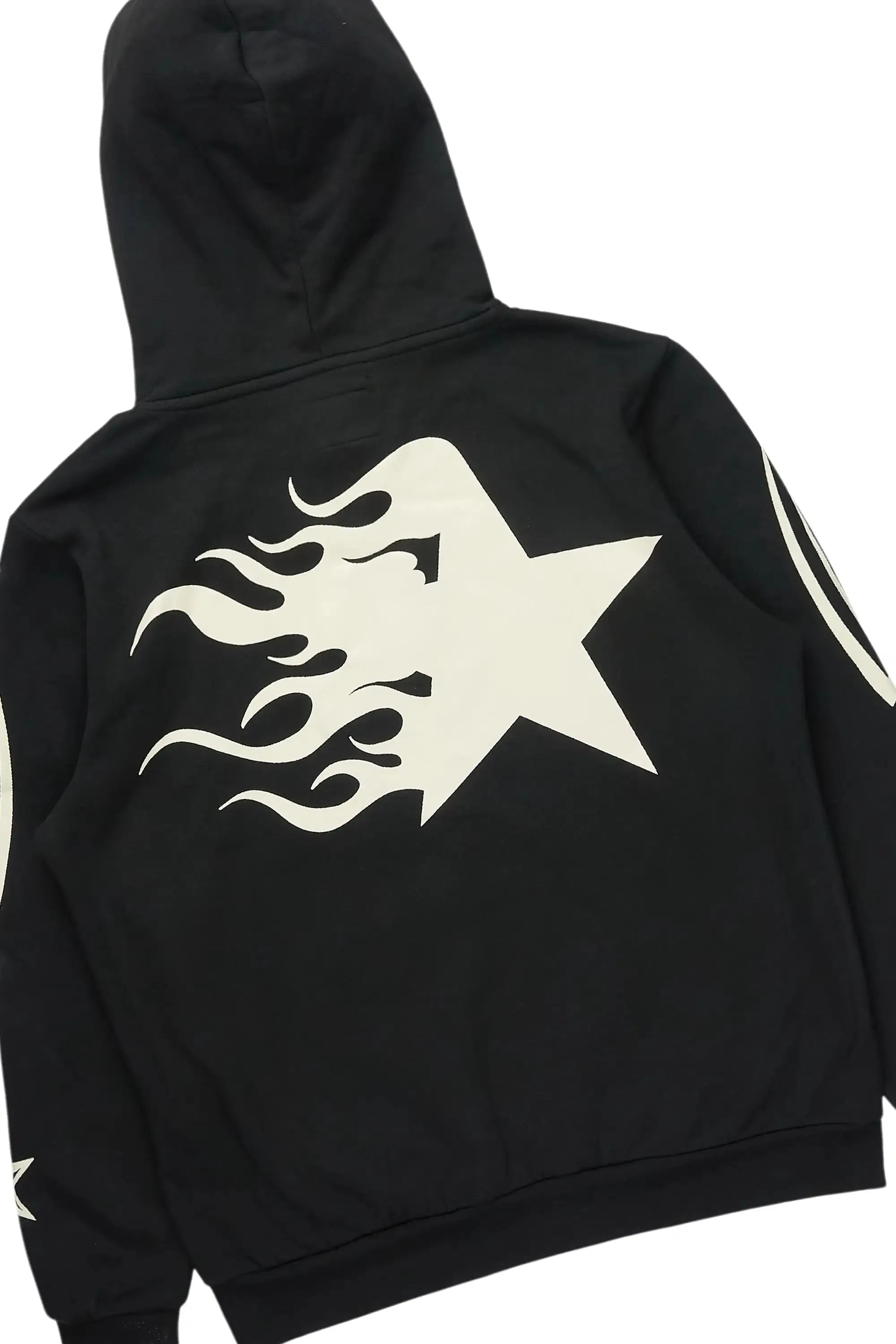 Pluton Black/Cream Hoodie/Stacked Flare Track Set sold by Rockstar Original product image thumbnail 3