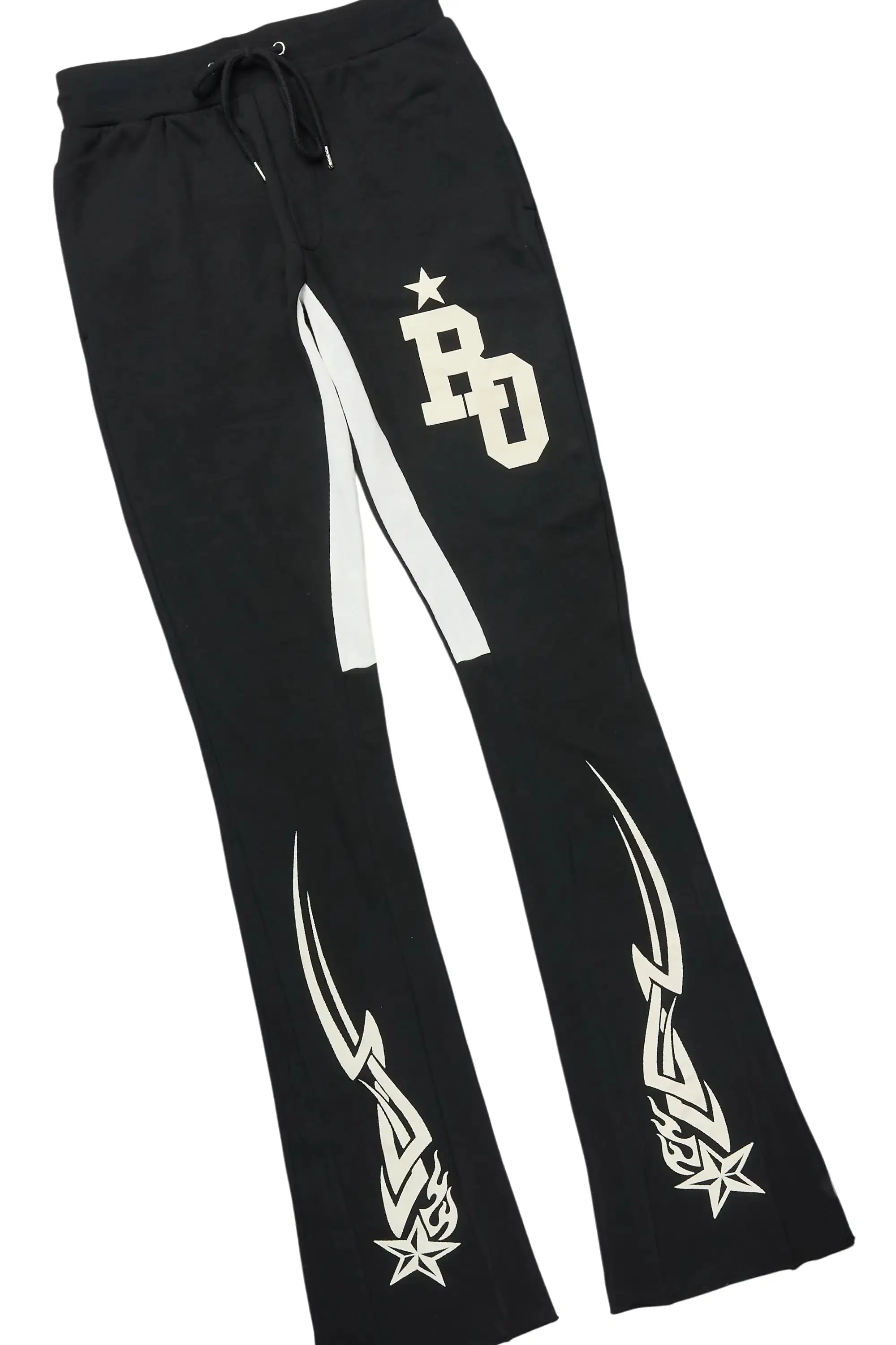 Pluton Black/Cream Hoodie/Stacked Flare Track Set sold by Rockstar Original product image thumbnail 4