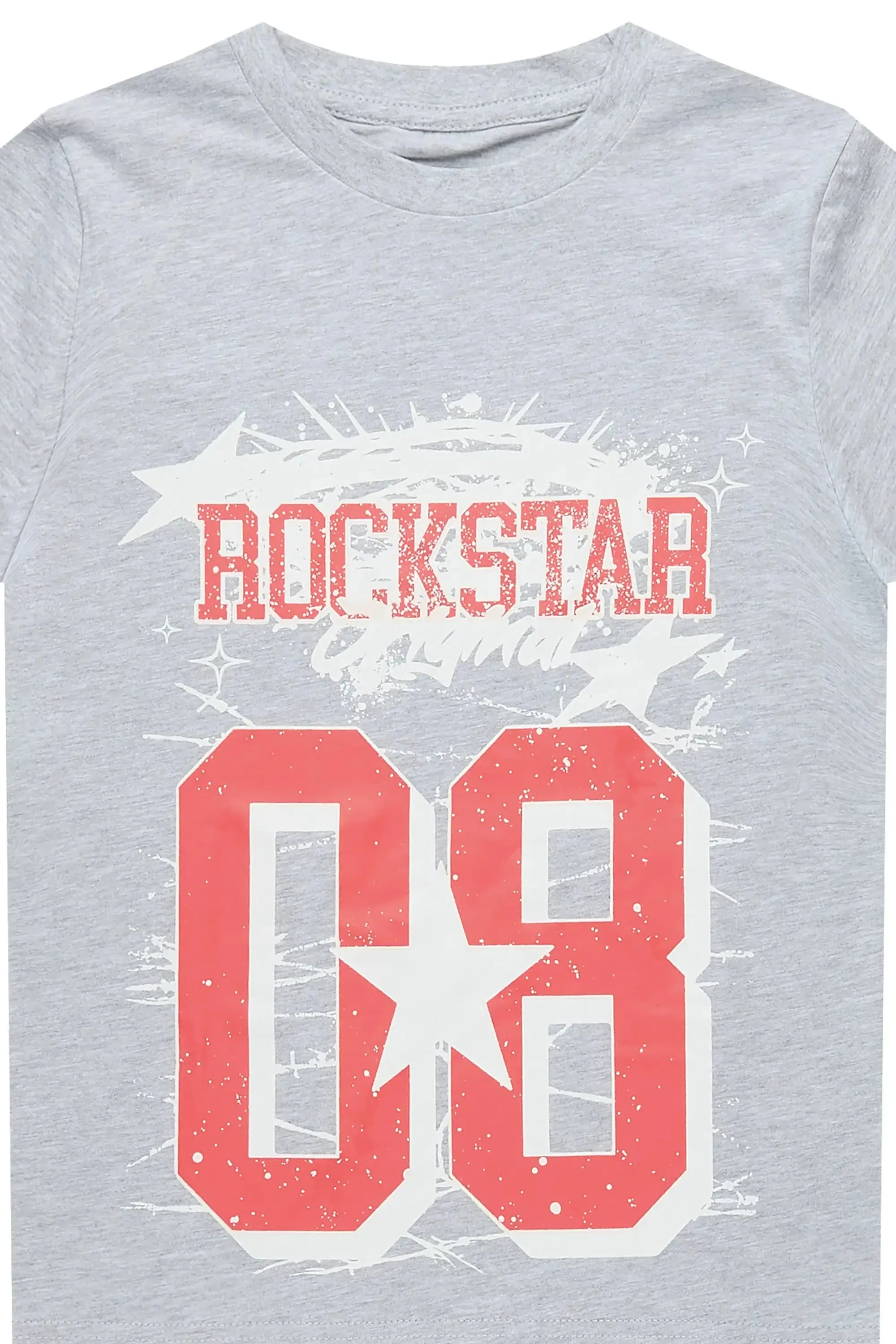 Boys Allstar Grey/Red Graphic T-Shirt sold by Rockstar Original product image thumbnail 2