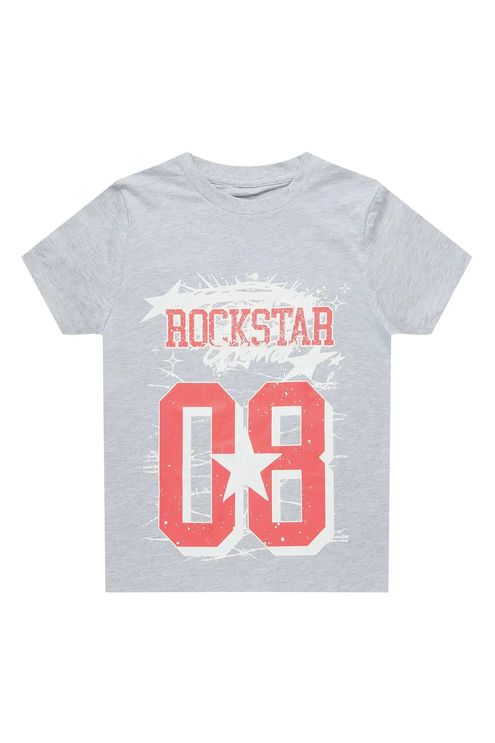 Boys Allstar Grey/Red Graphic T-Shirt sold by Rockstar Original