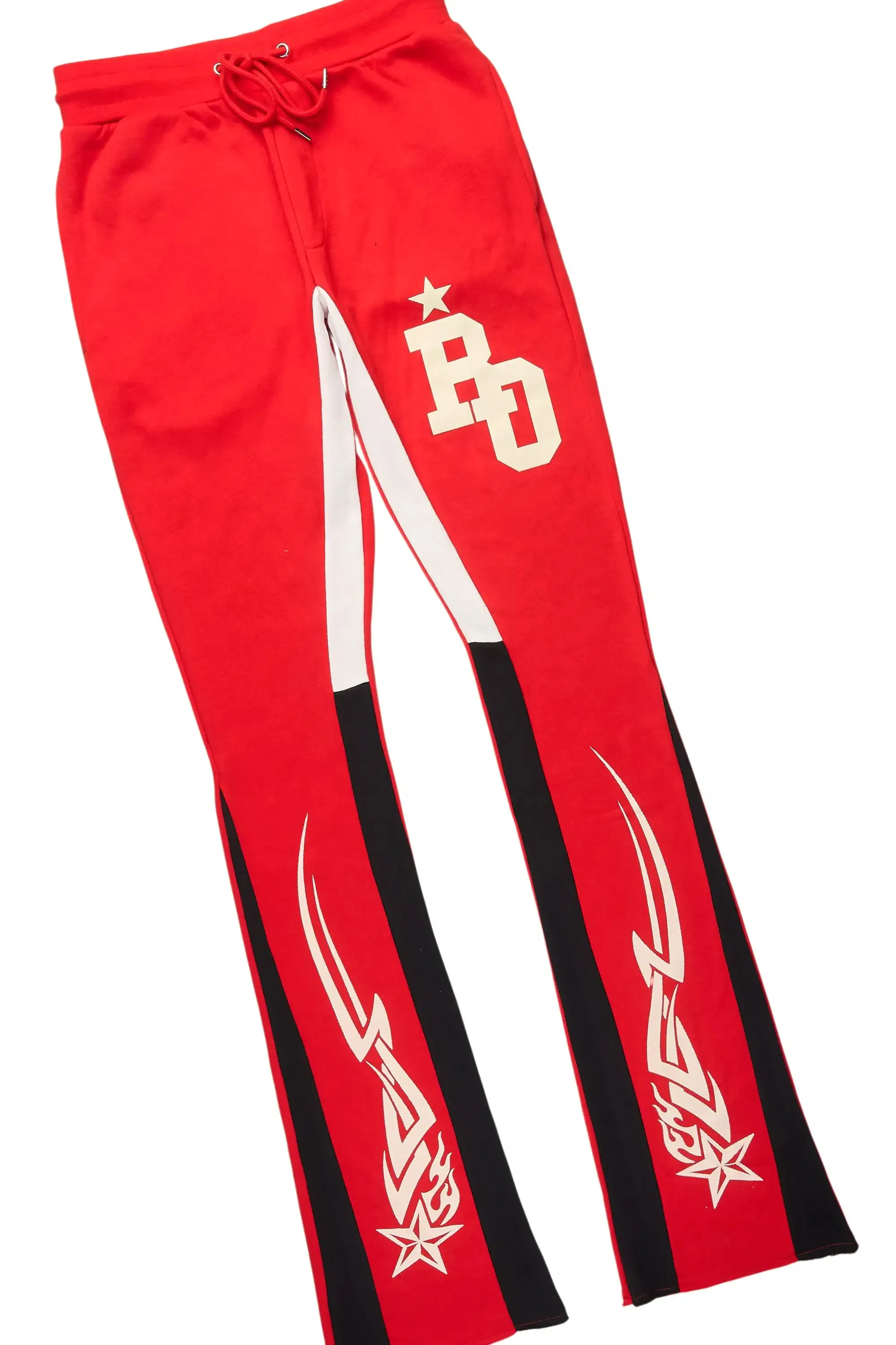 Pluton Red/Cream Hoodie/Stacked Flare Track Set sold by Rockstar Original product image thumbnail 4