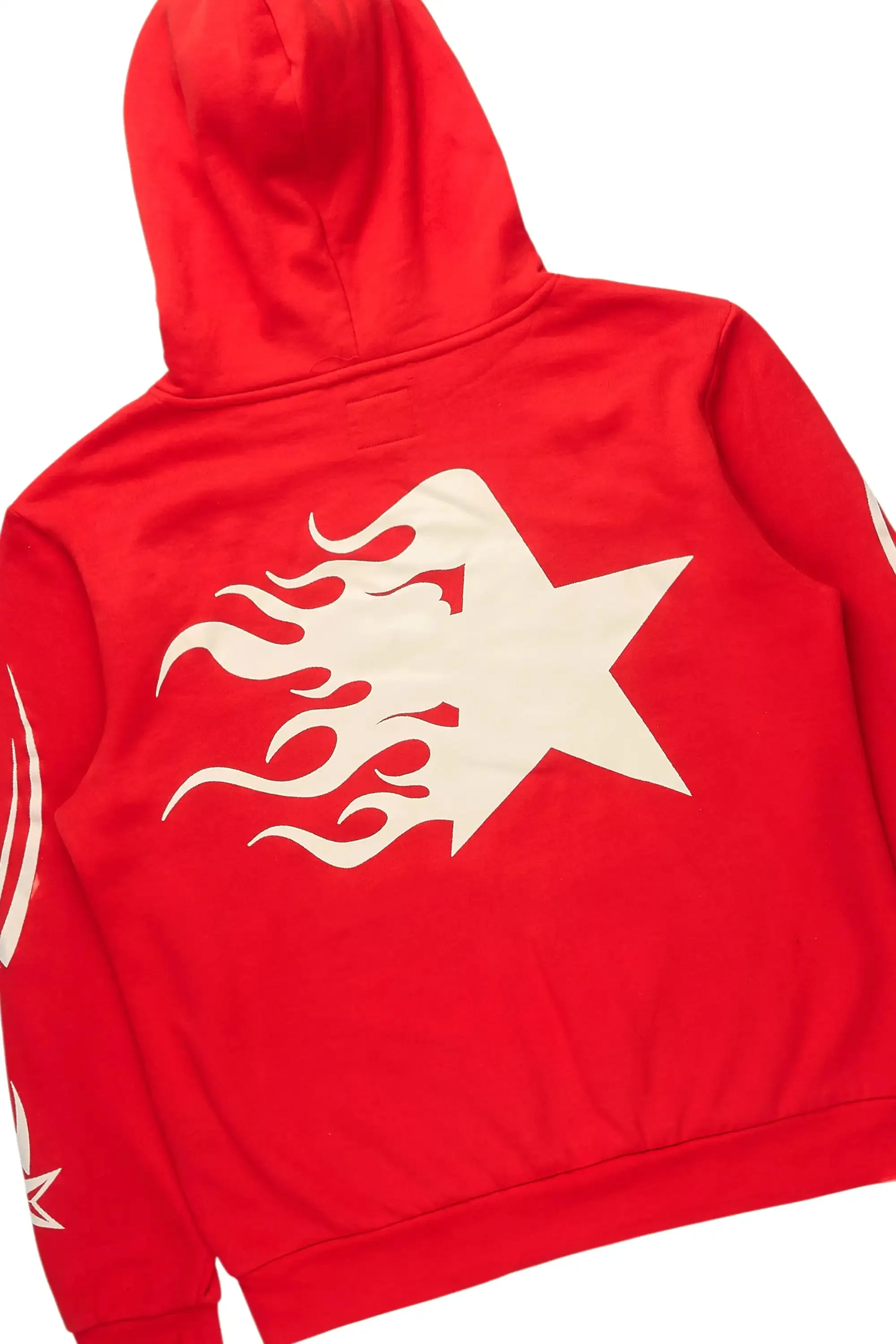 Pluton Red/Cream Hoodie/Stacked Flare Track Set sold by Rockstar Original product image thumbnail 3