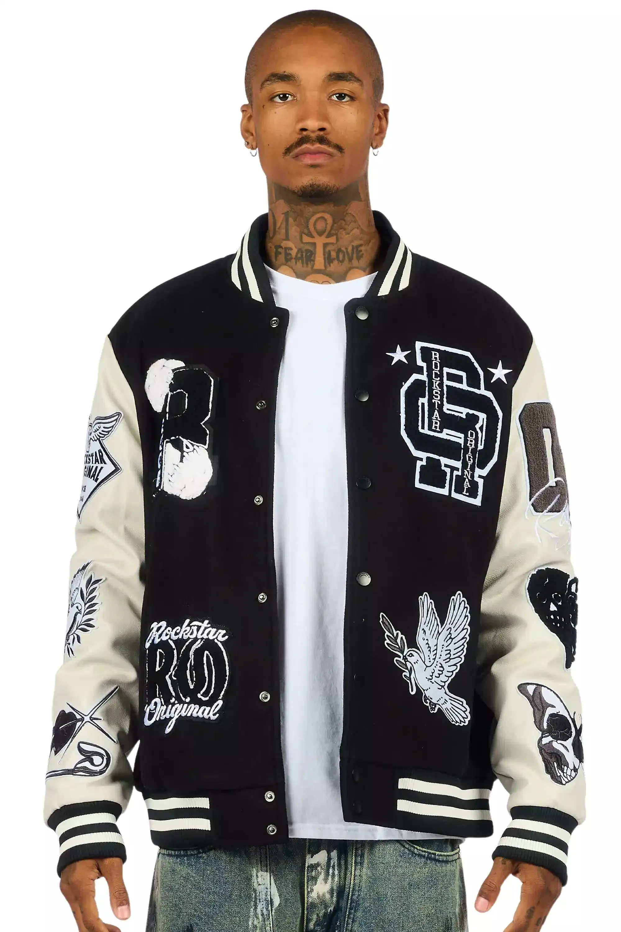 Igor Black Varsity Jacket sold by Rockstar Original product image thumbnail 2