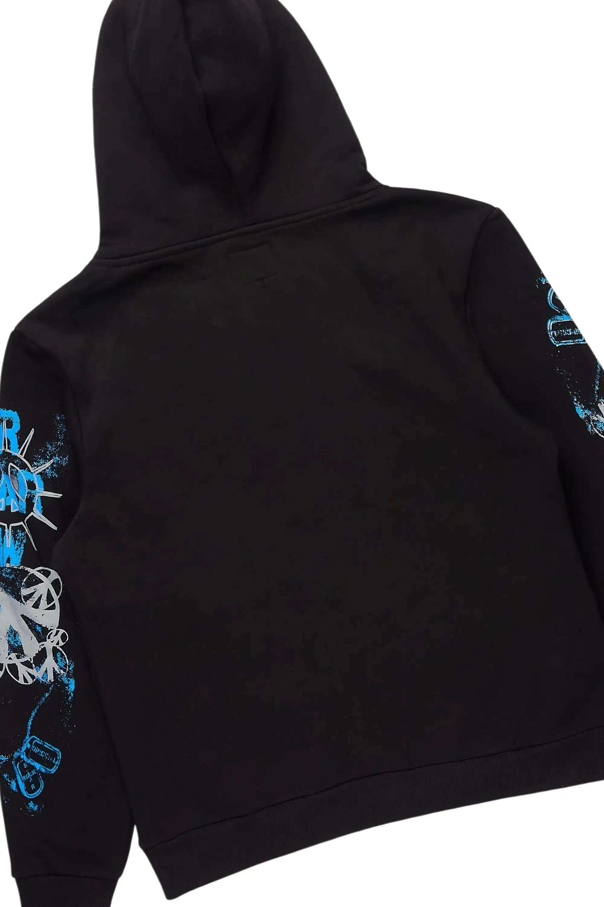 Zare Black/Blue Hoodie/Super Stacked Track Set sold by Rockstar Original product image thumbnail 3