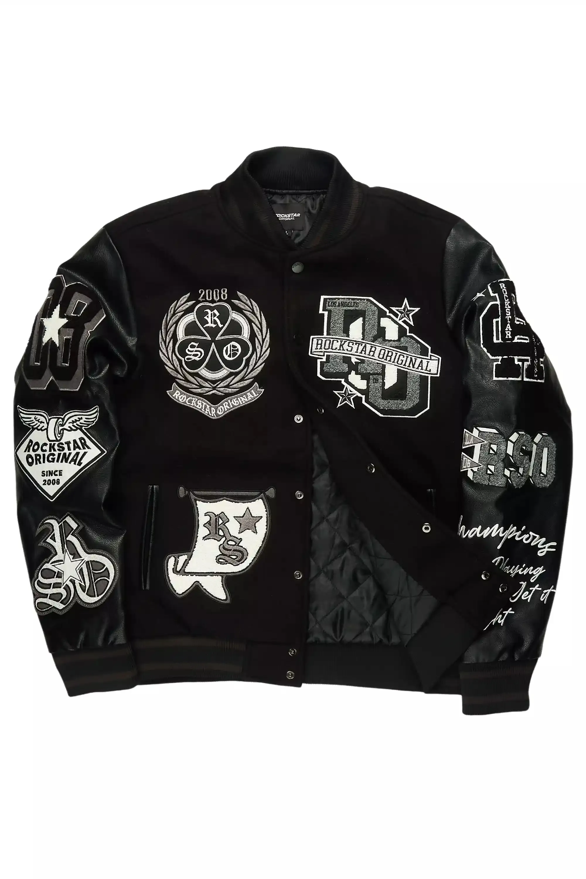 Gallant Black Varsity Jacket sold by Rockstar Original product image thumbnail 2