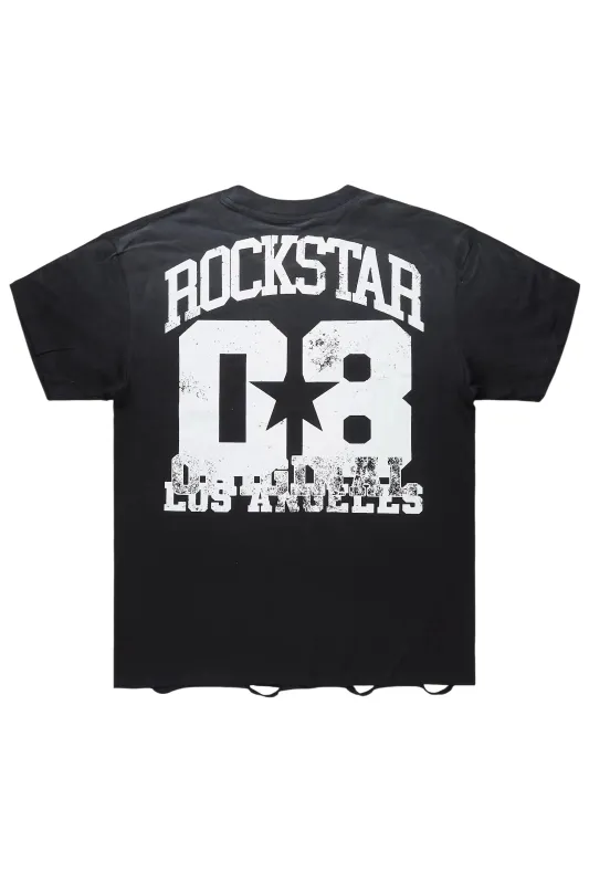 Tennile Black Oversized T-Shirt sold by Rockstar Original