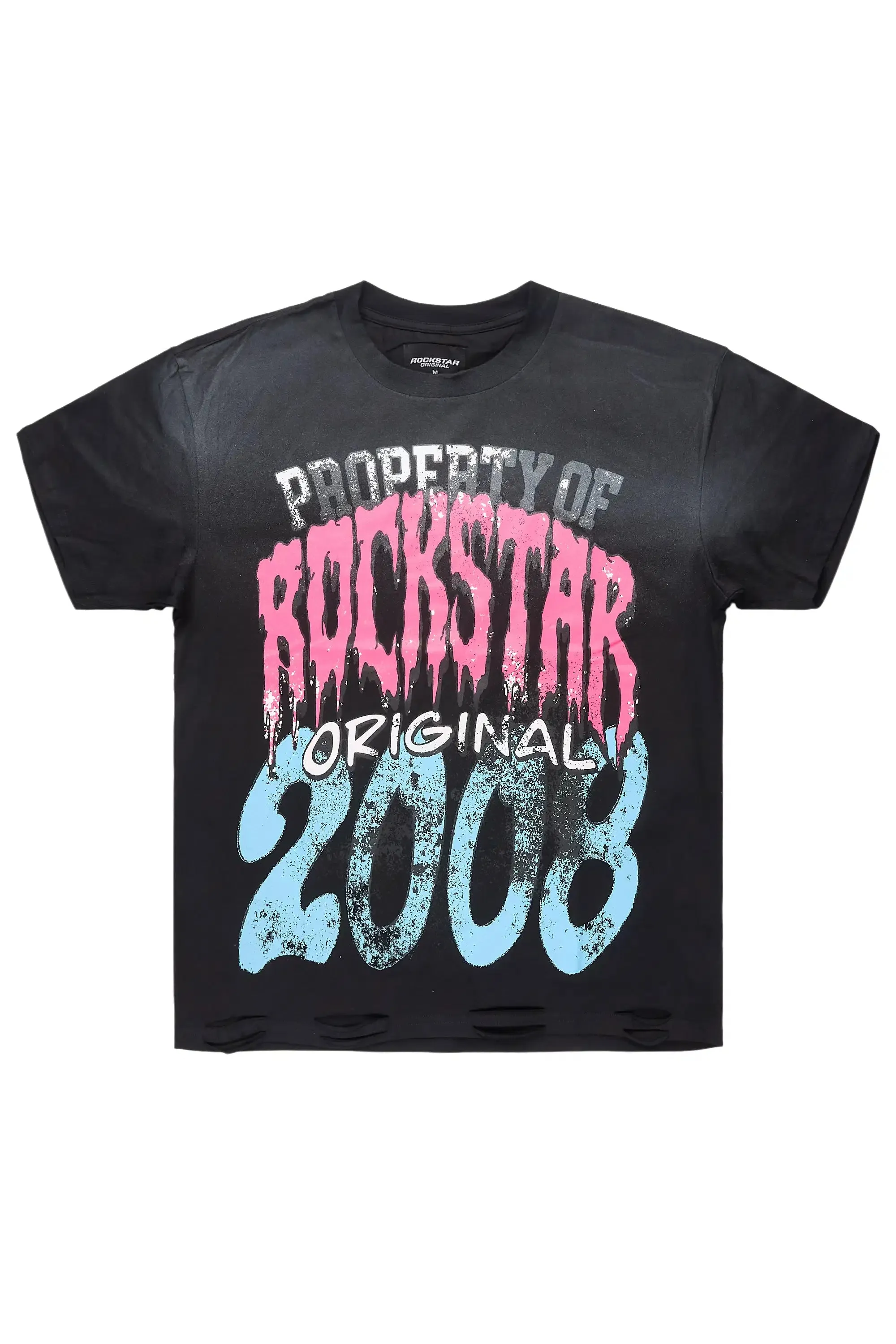 Raezion Black Oversized Graphic T-Shirt sold by Rockstar Original