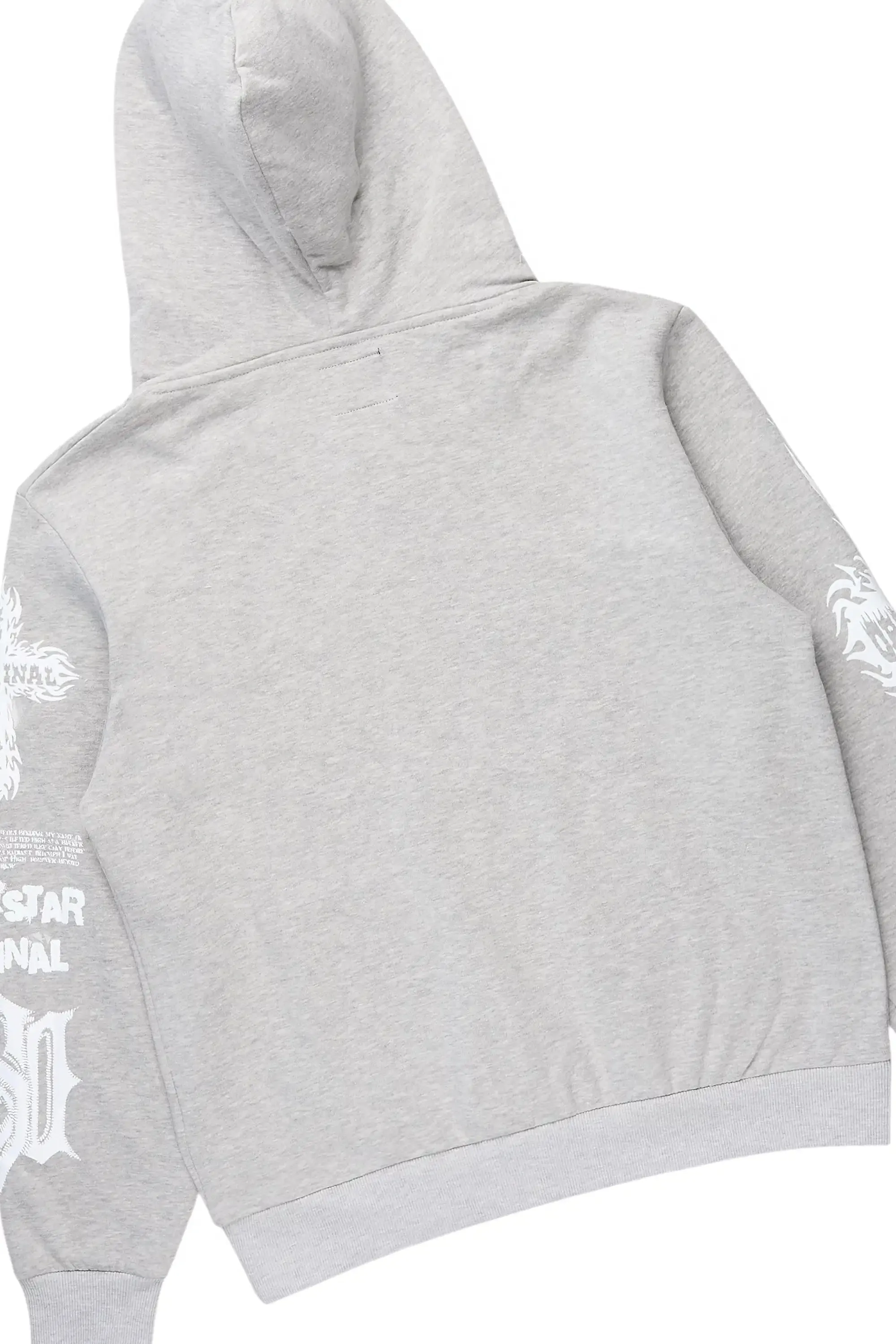 Raxil Heather Grey/Black Hoodie/Super Stacked Track Set sold by Rockstar Original product image thumbnail 3