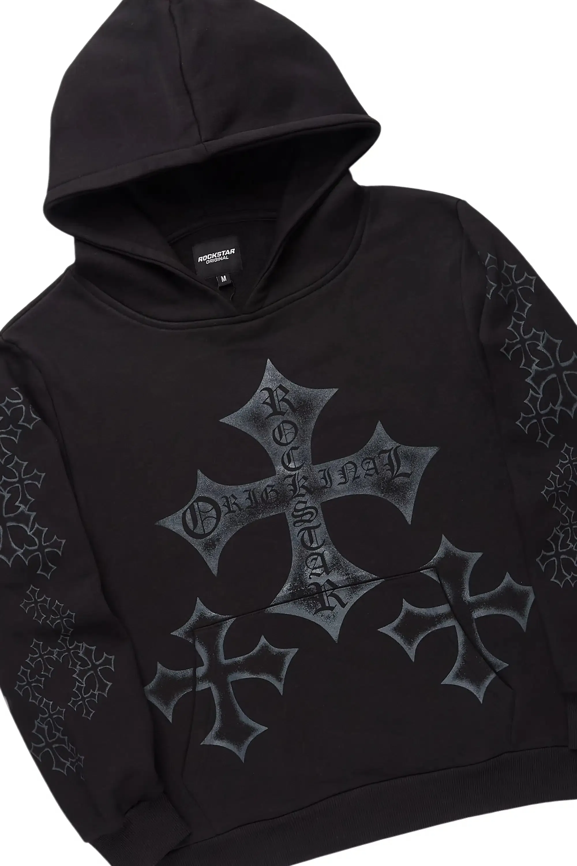 Marzion Black Hoodie/Super Stacked Track Set sold by Rockstar Original product image thumbnail 2