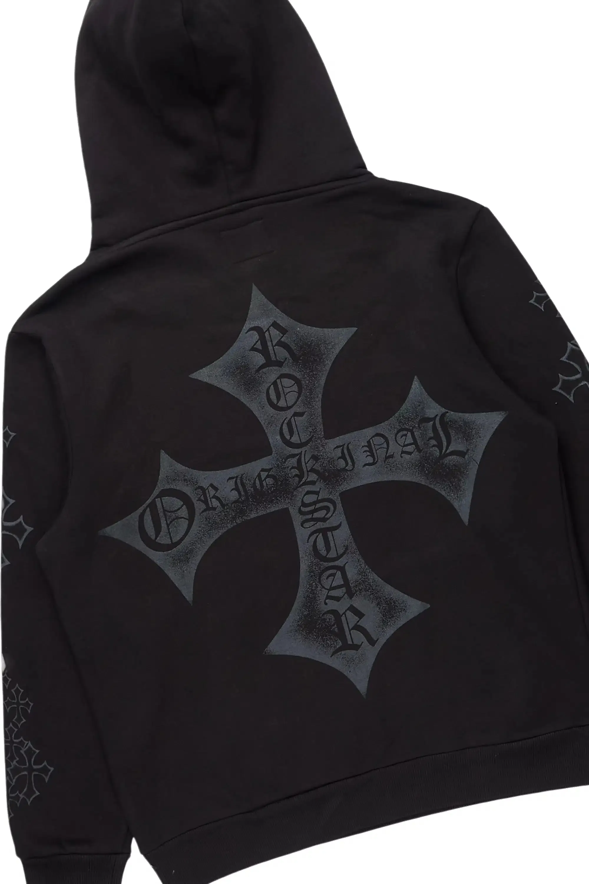 Marzion Black Hoodie/Super Stacked Track Set sold by Rockstar Original product image thumbnail 3