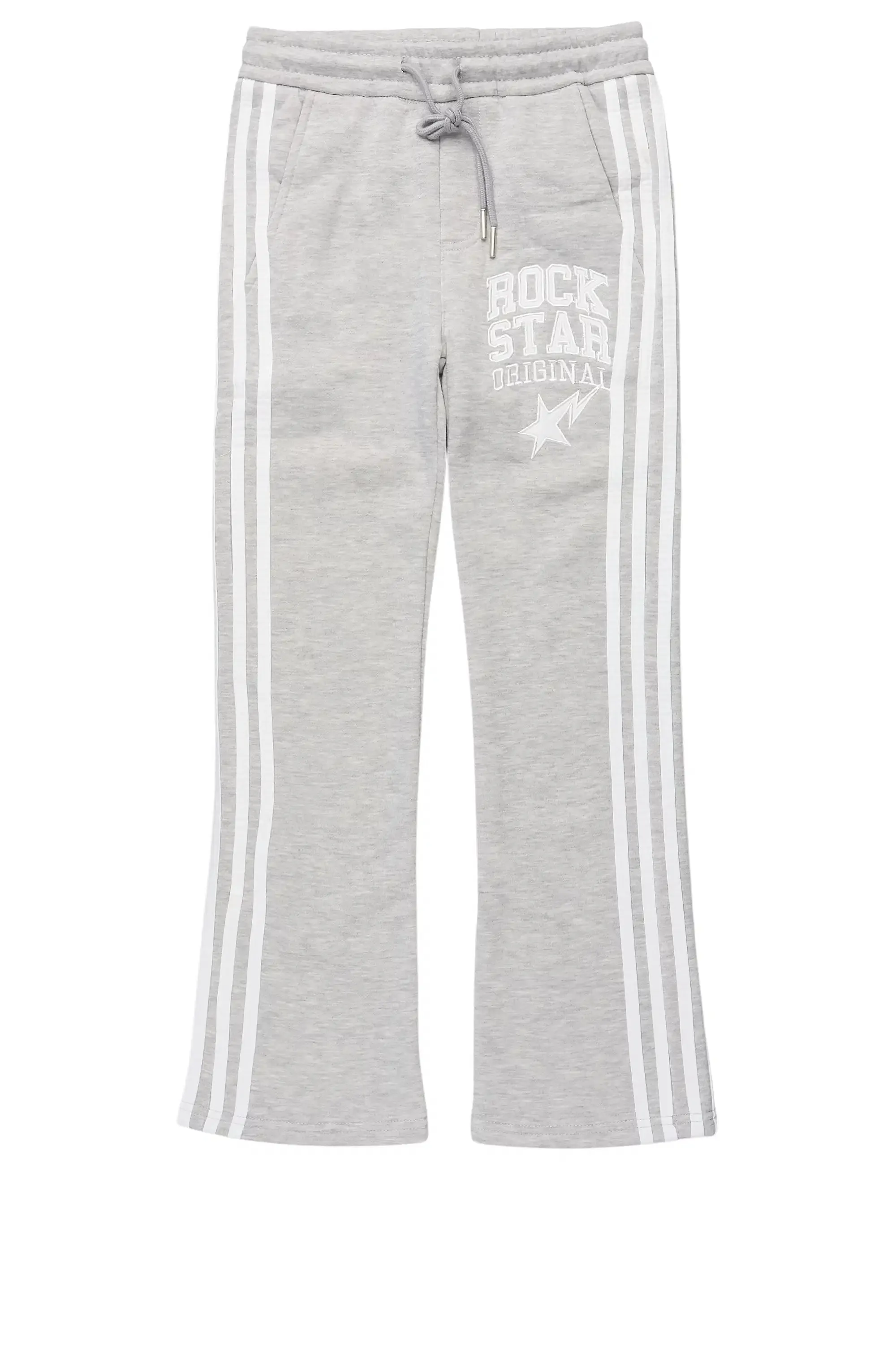 Girls Gerrit Grey Stacked Baggy Track Pant sold by Rockstar Original