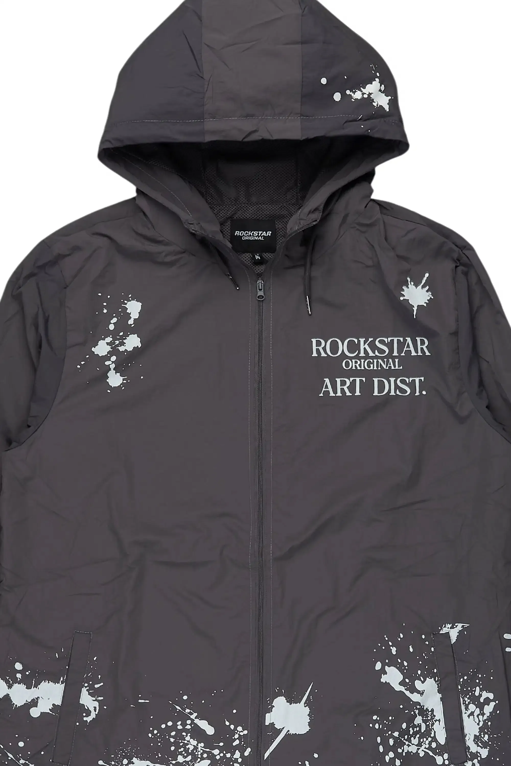 Raffer Grey Graphic Windbreaker sold by Rockstar Original product image thumbnail 2