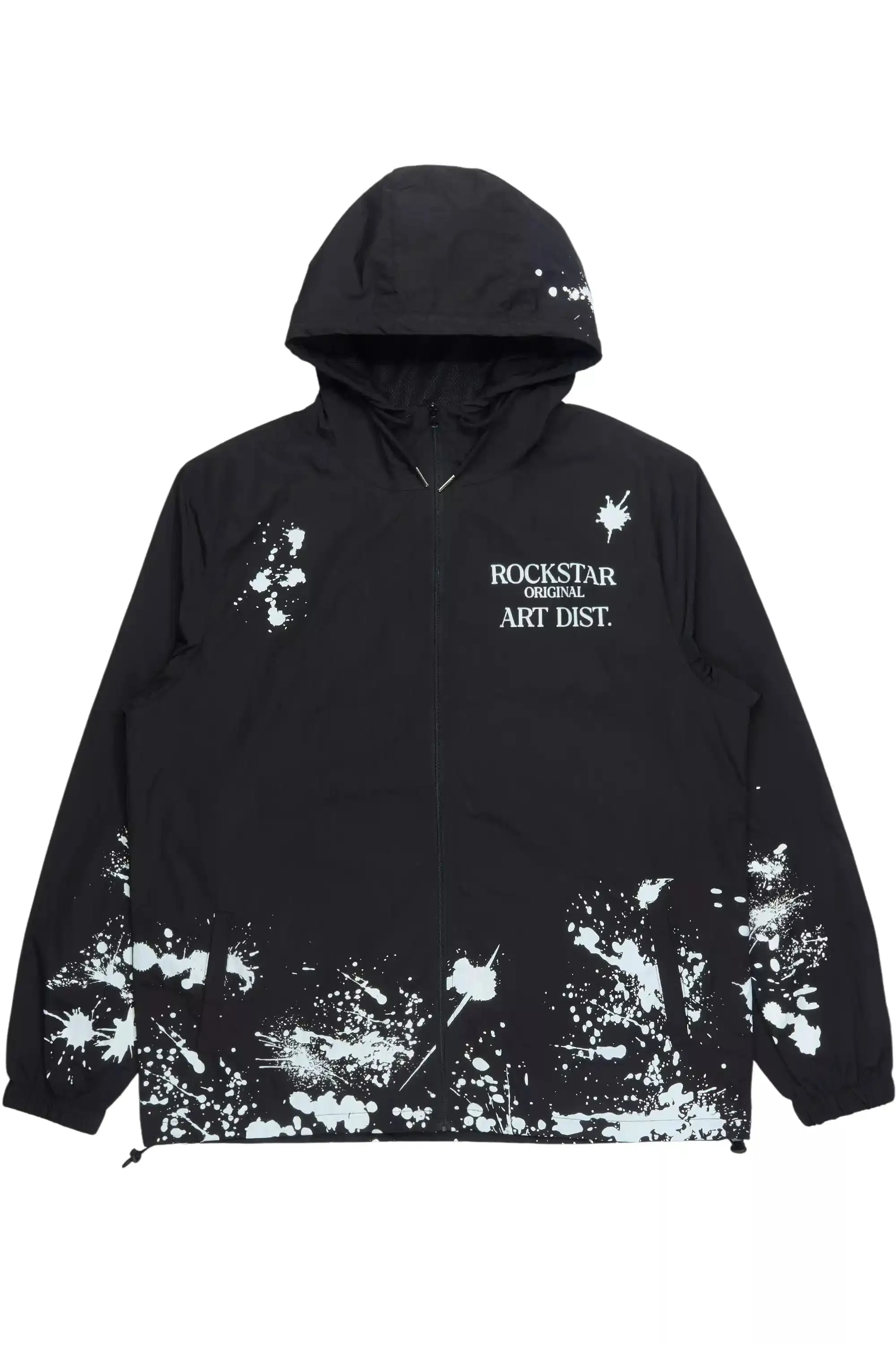 Raffer Black Graphic Windbreaker sold by Rockstar Original
