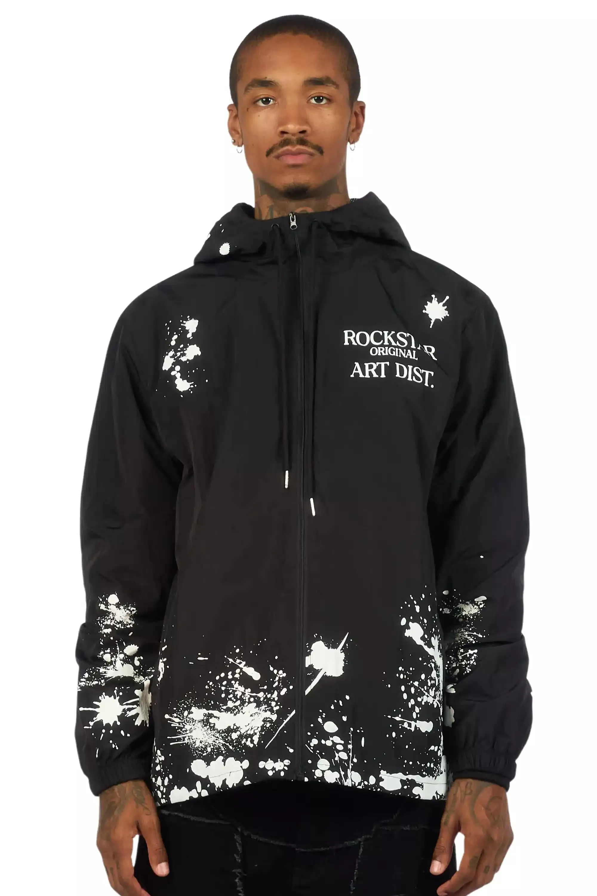 Raffer Black Graphic Windbreaker sold by Rockstar Original product image thumbnail 2