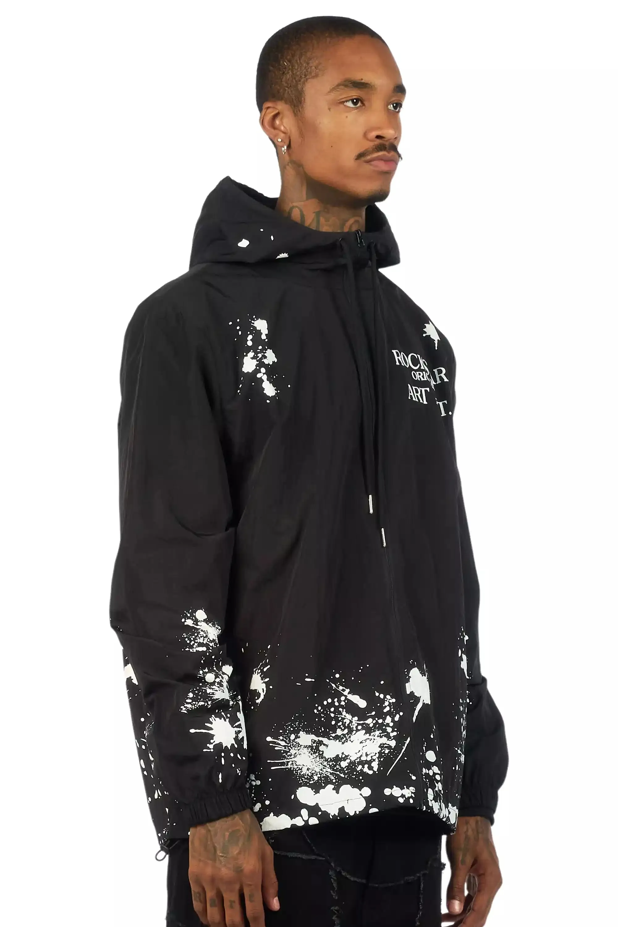 Raffer Black Graphic Windbreaker sold by Rockstar Original product image thumbnail 4