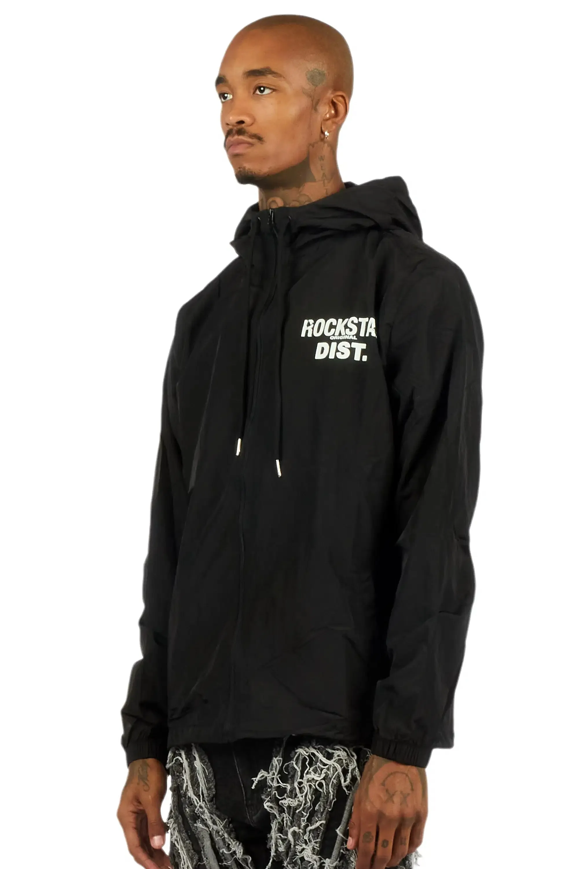 Lake Black Graphic Windbreaker sold by Rockstar Original product image thumbnail 5