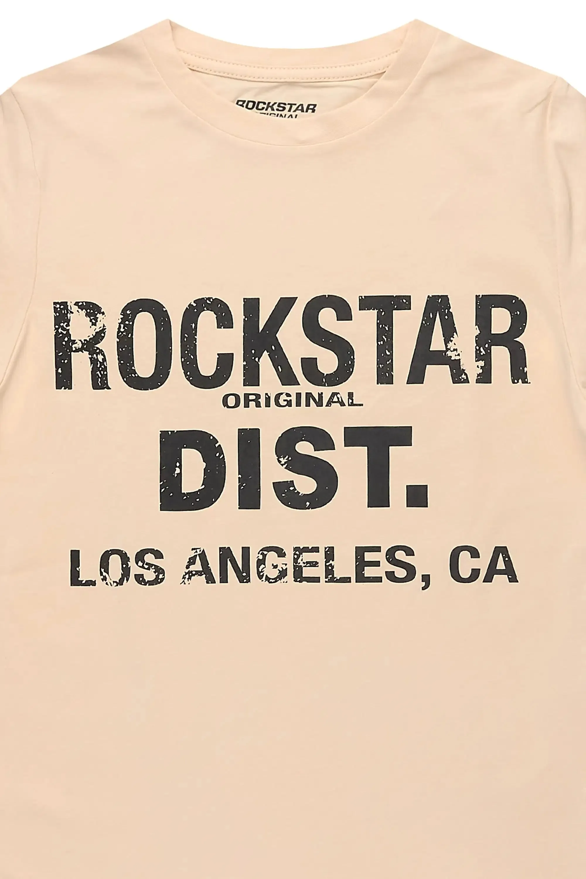 Boys Koen Beige/Black Graphic T-Shirt sold by Rockstar Original product image thumbnail 2