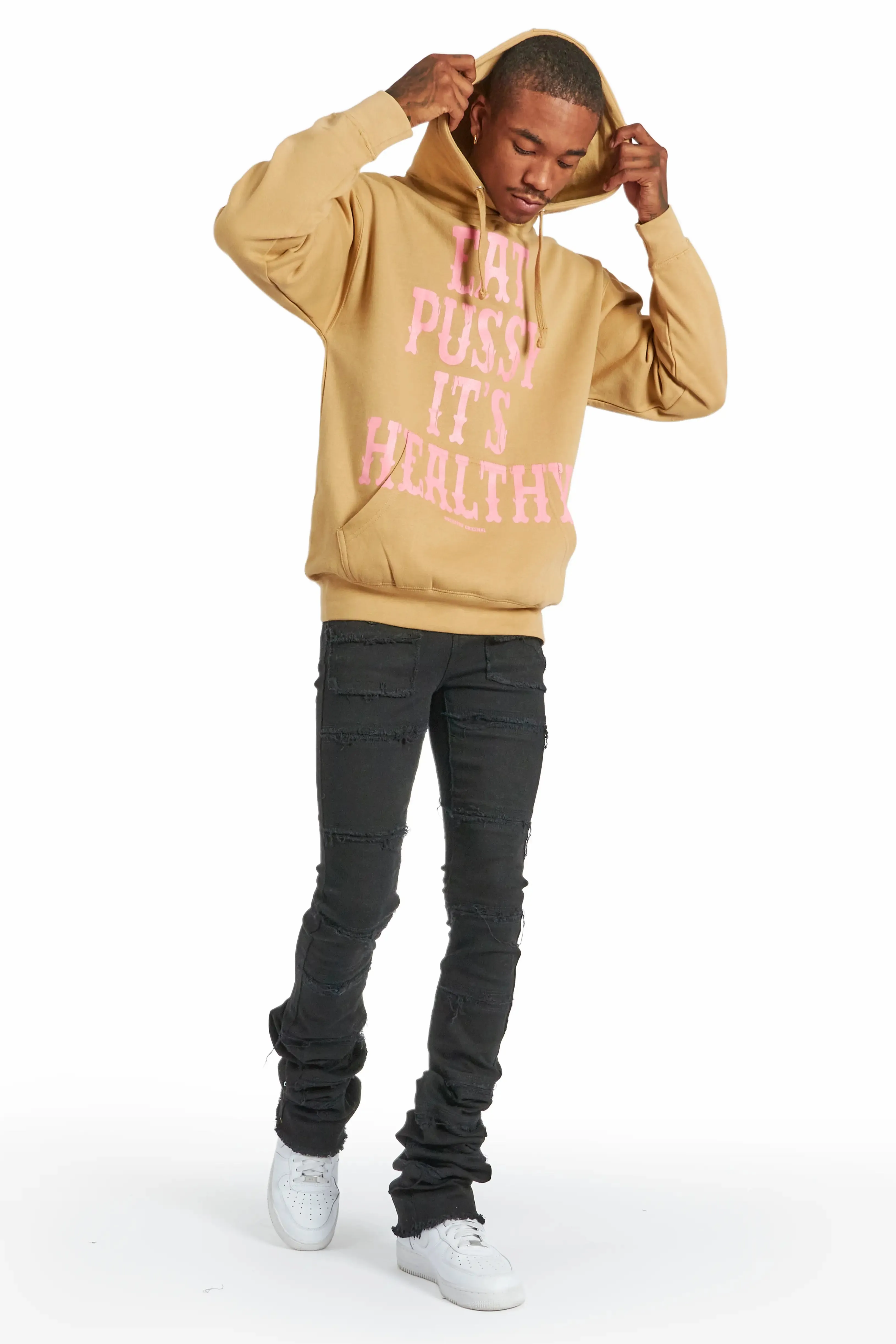 Posse Beige Graphic Hoodie sold by Rockstar Original product image thumbnail 4