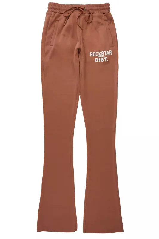 Juliana Mocha Super Stacked Track Pant sold by Rockstar Original