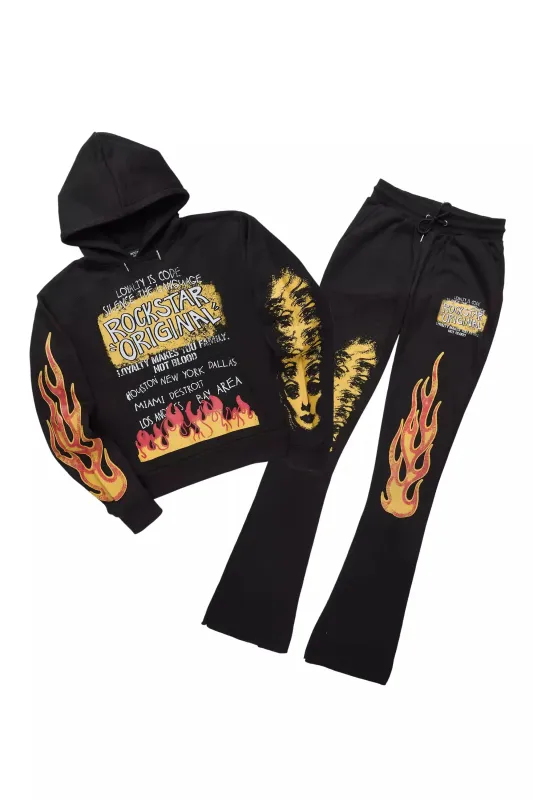 Marcey Black/Yellow Super Stacked Trackset sold by Rockstar Original