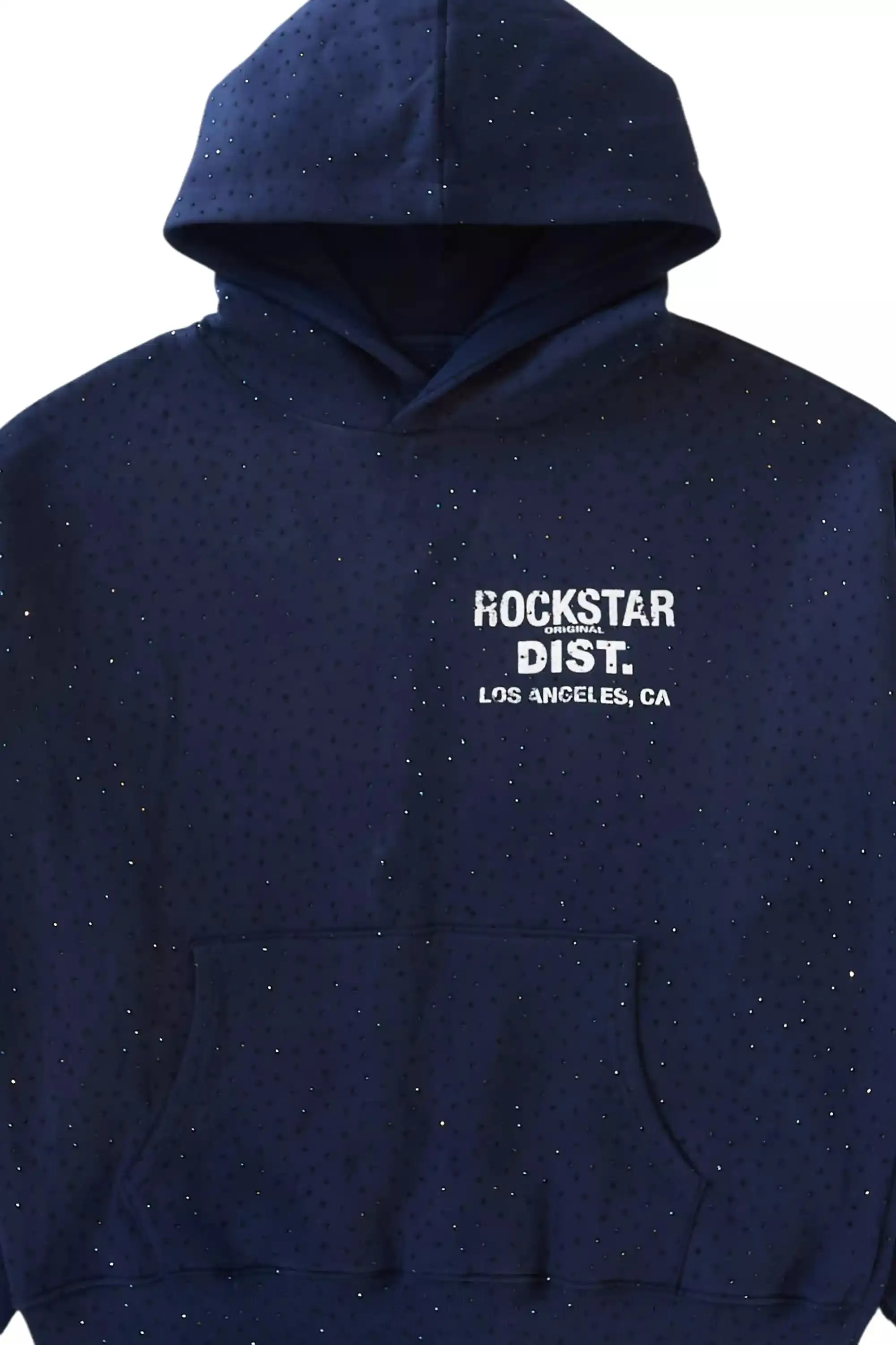 Dalasia Navy Rhinestone Hoodie sold by Rockstar Original product image thumbnail 2