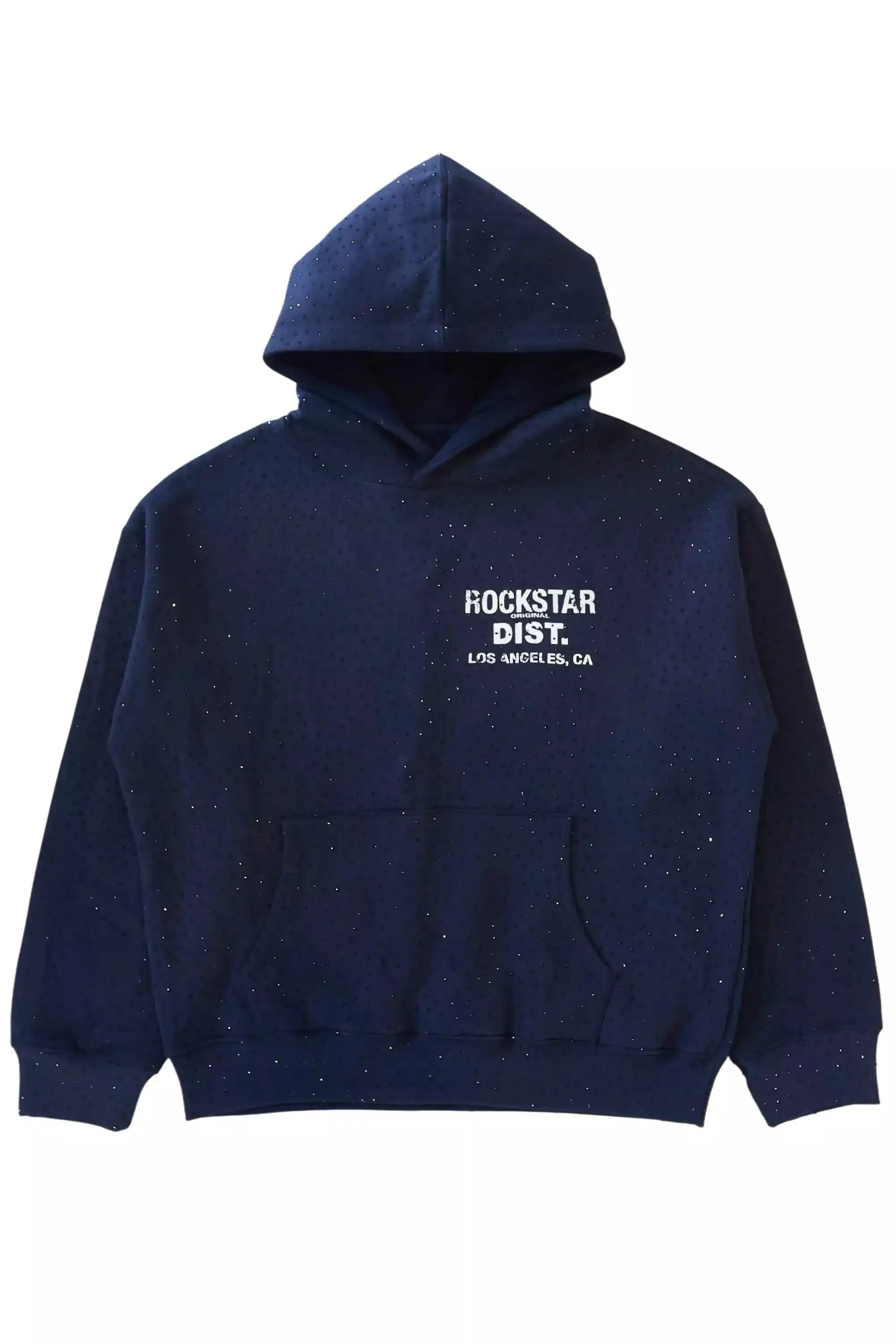Dalasia Navy Rhinestone Hoodie sold by Rockstar Original product image thumbnail 3