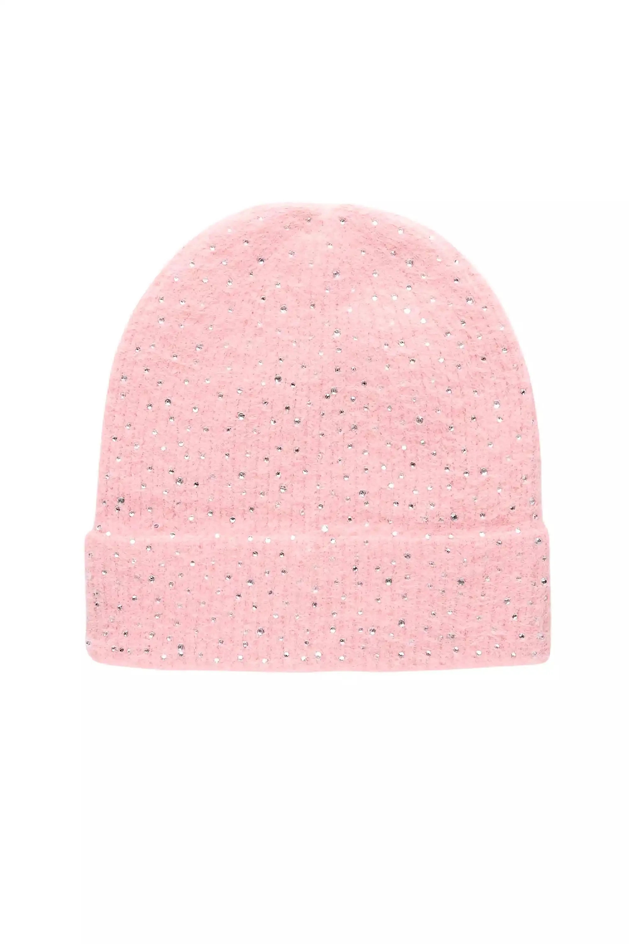 Keonnah Pink Rhinestone Beanie sold by Rockstar Original