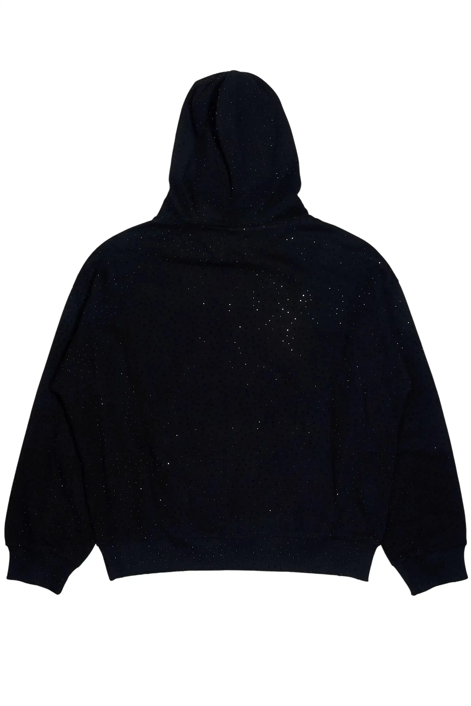 Andros Black Rhinestone Oversized Hoodie sold by Rockstar Original product image thumbnail 3